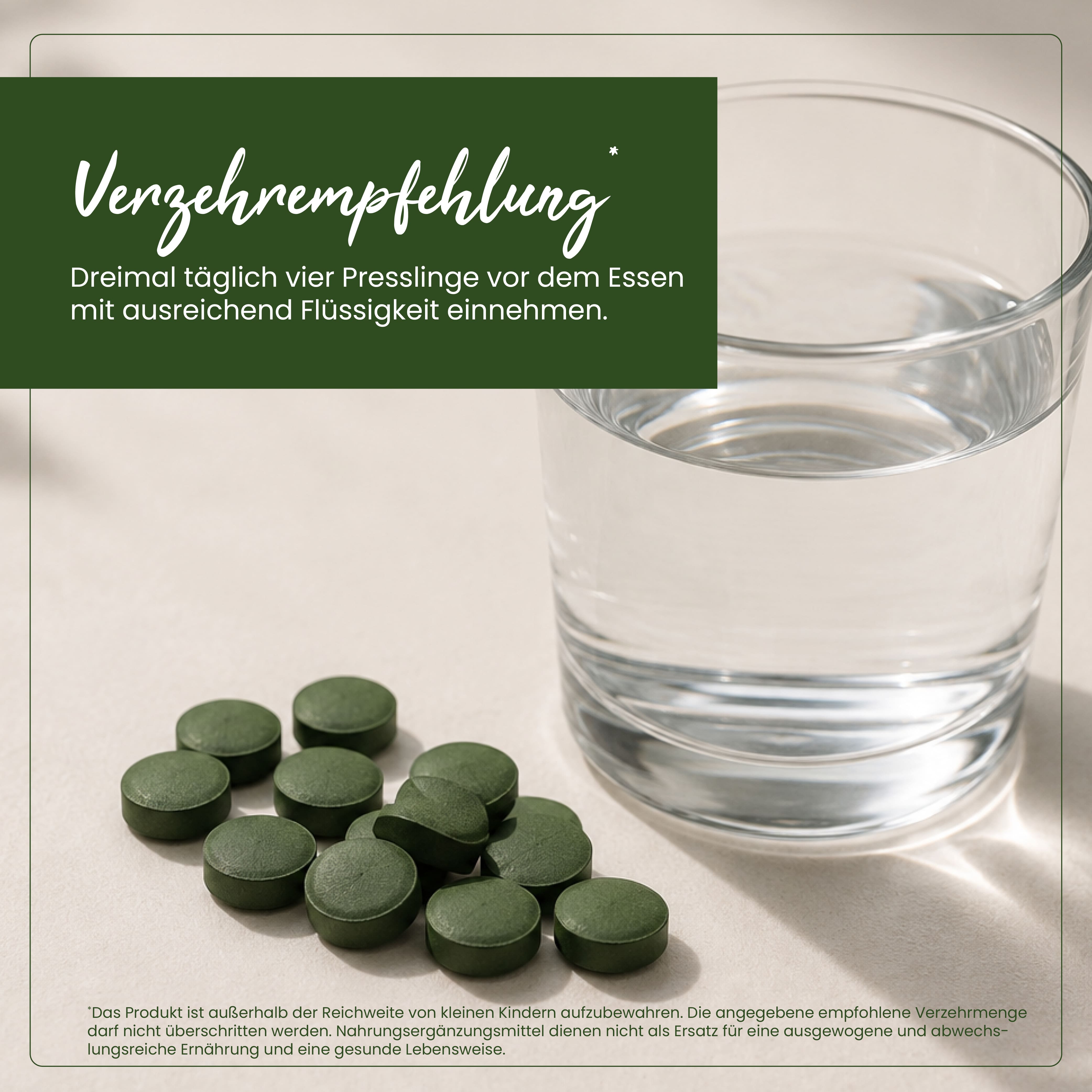BIO Chlorella Presslinge