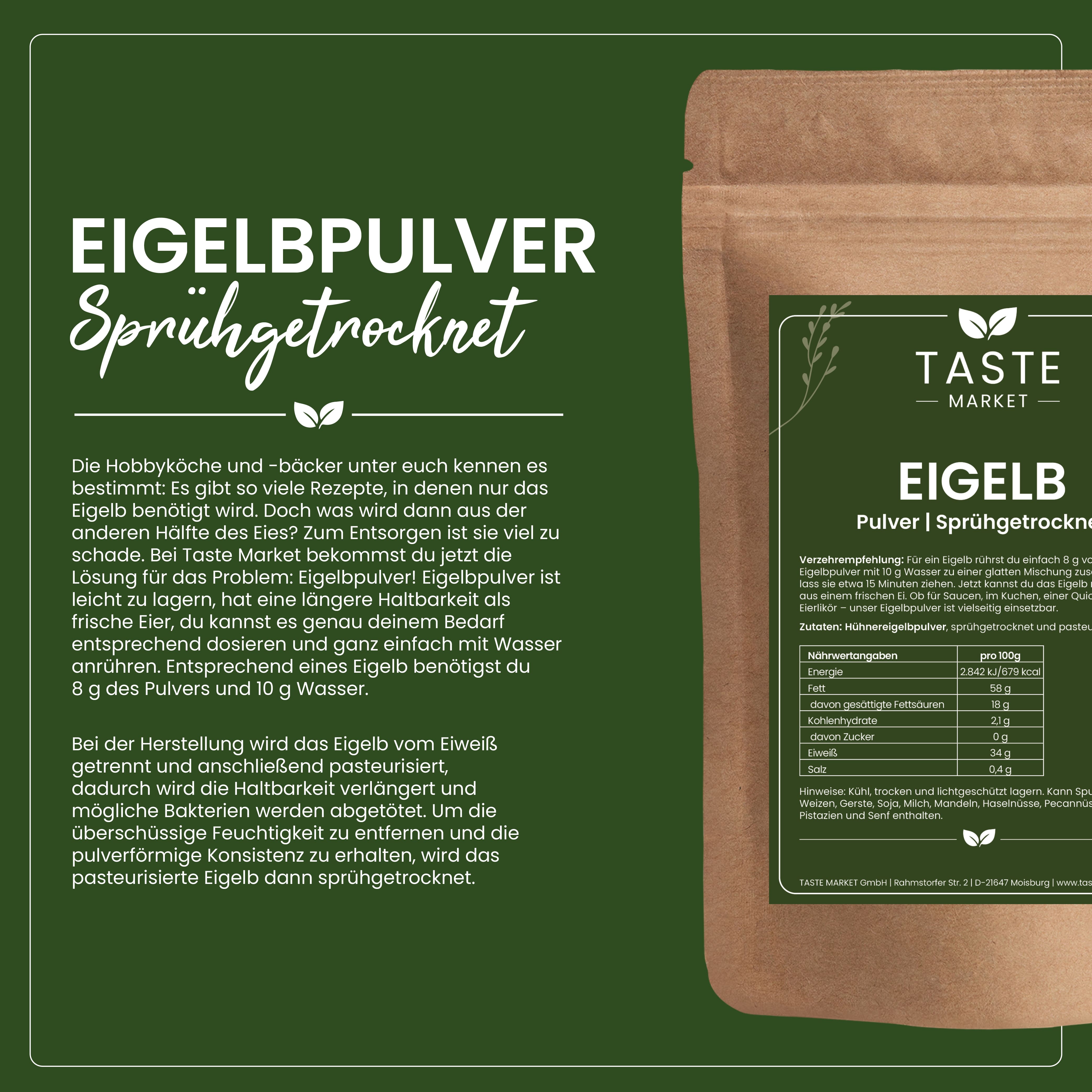 Eigelbpulver