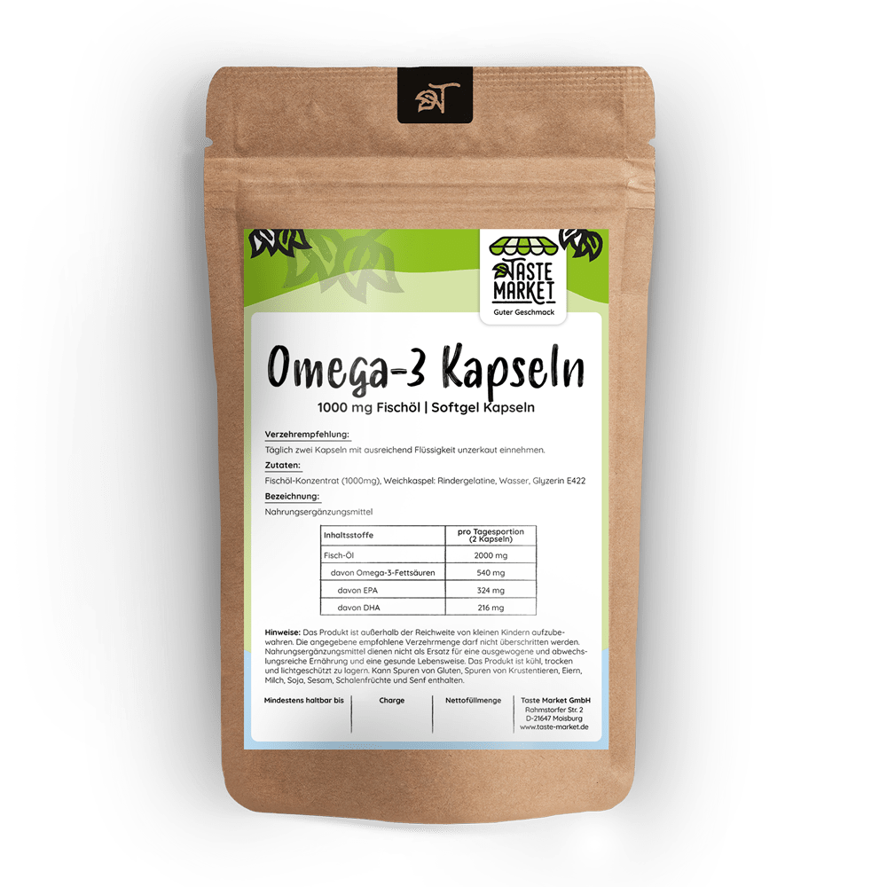 Omega3 Kapseln │ 100 2000 Stück │ │ Online kaufen bei Taste Market
