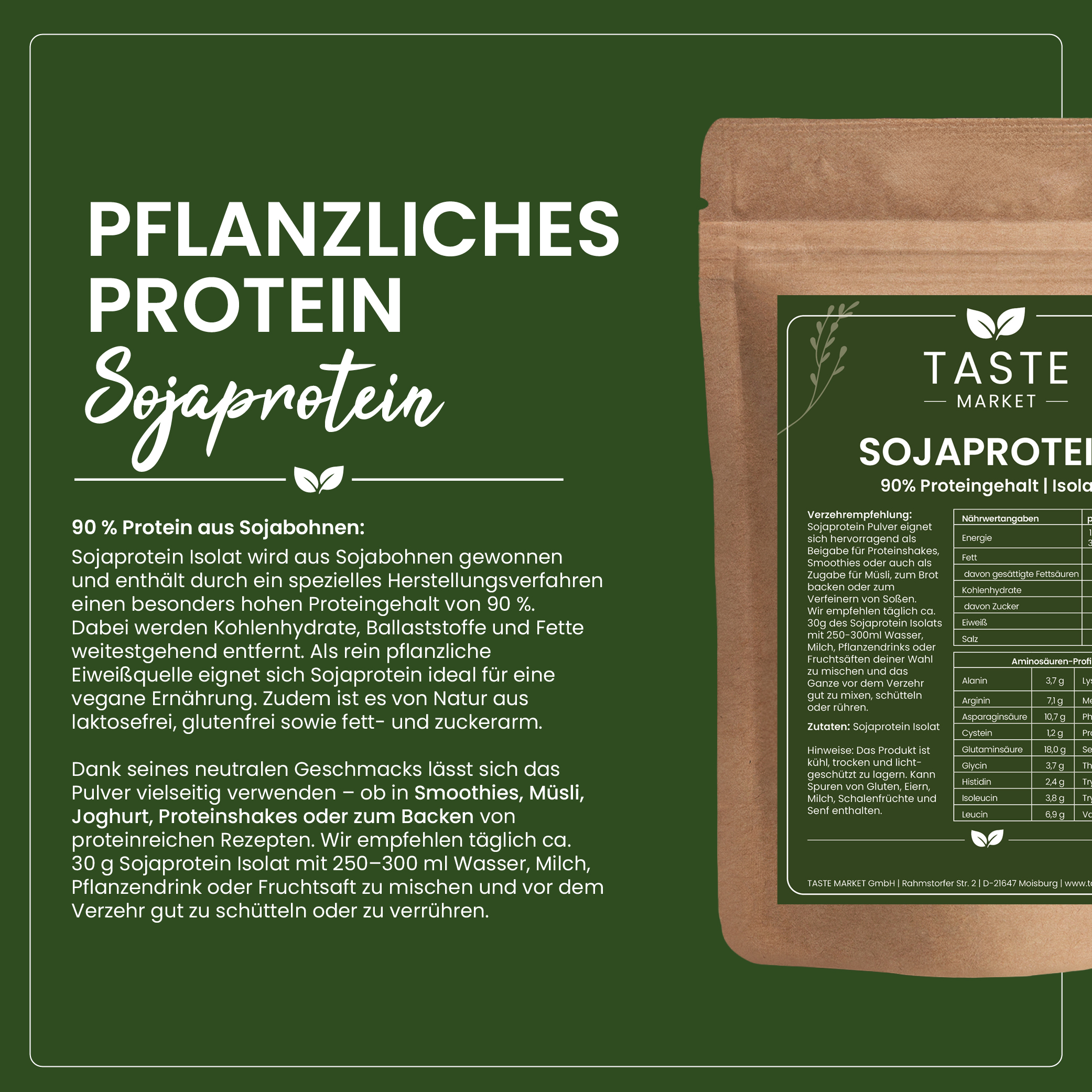 Sojaprotein Isolat