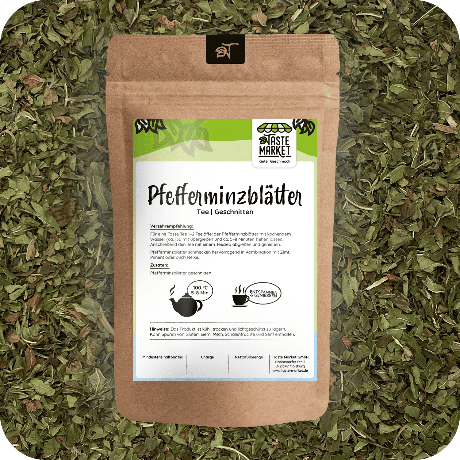 Pfefferminzblätter