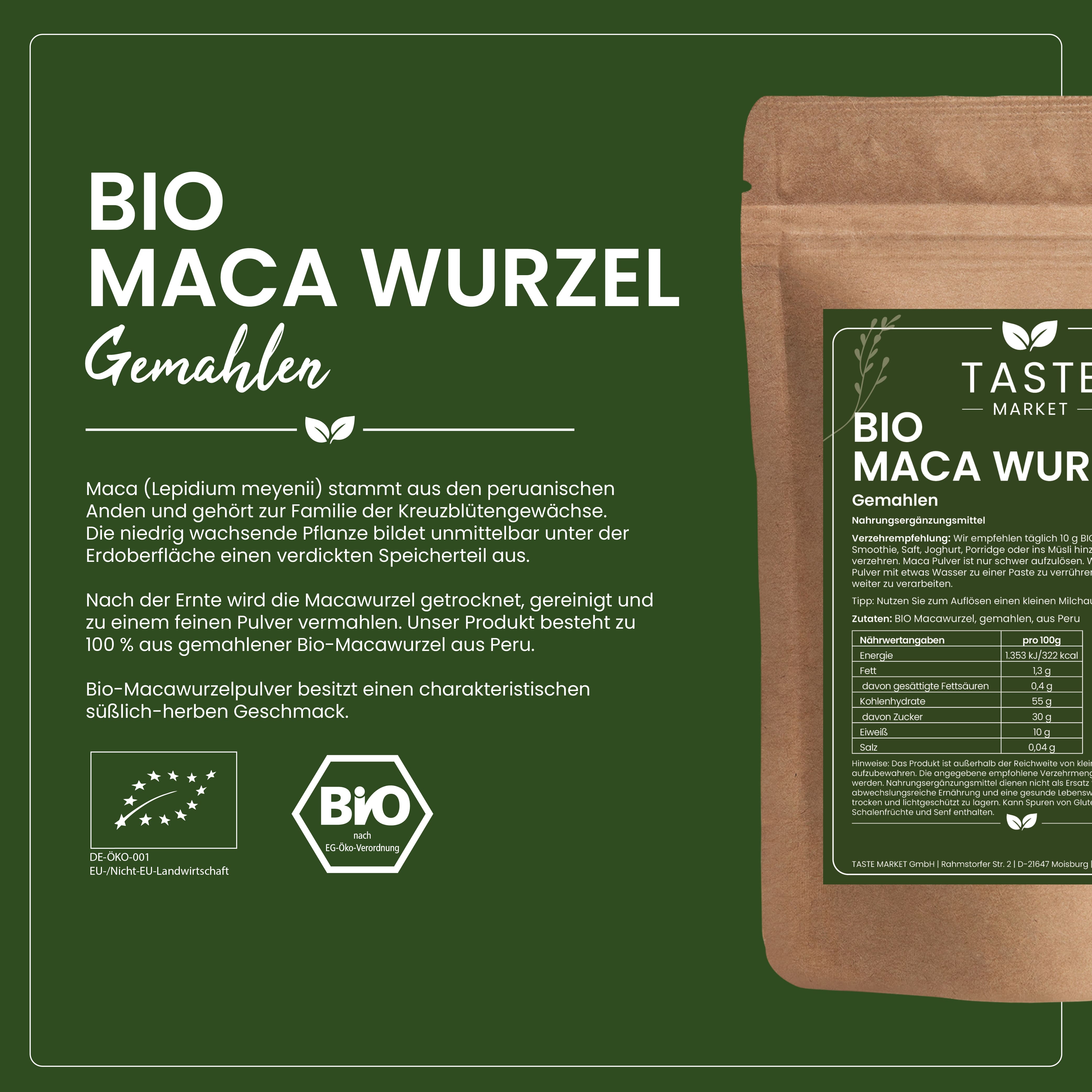 BIO Maca Wurzel