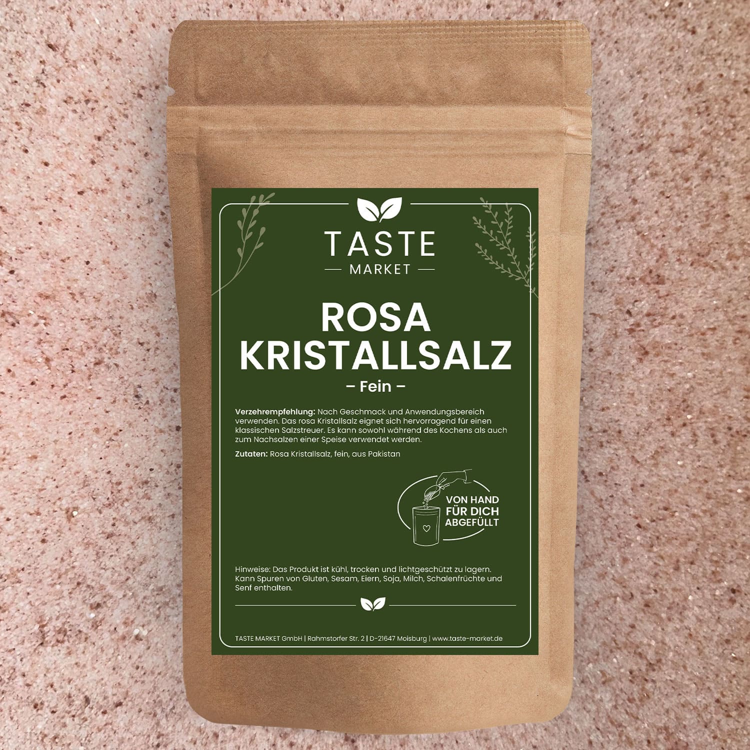Rosa Kristallsalz
