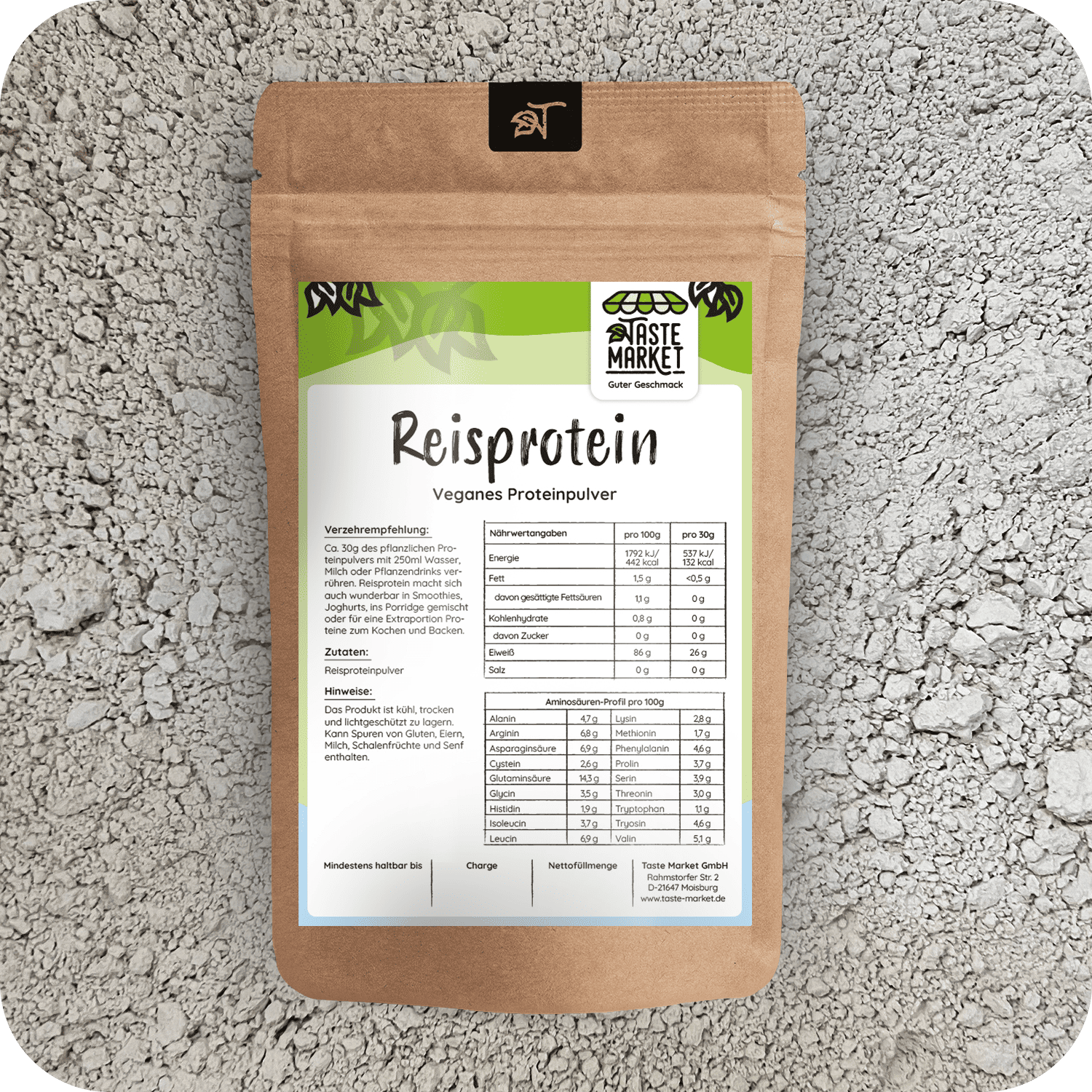 Reisprotein Pulver