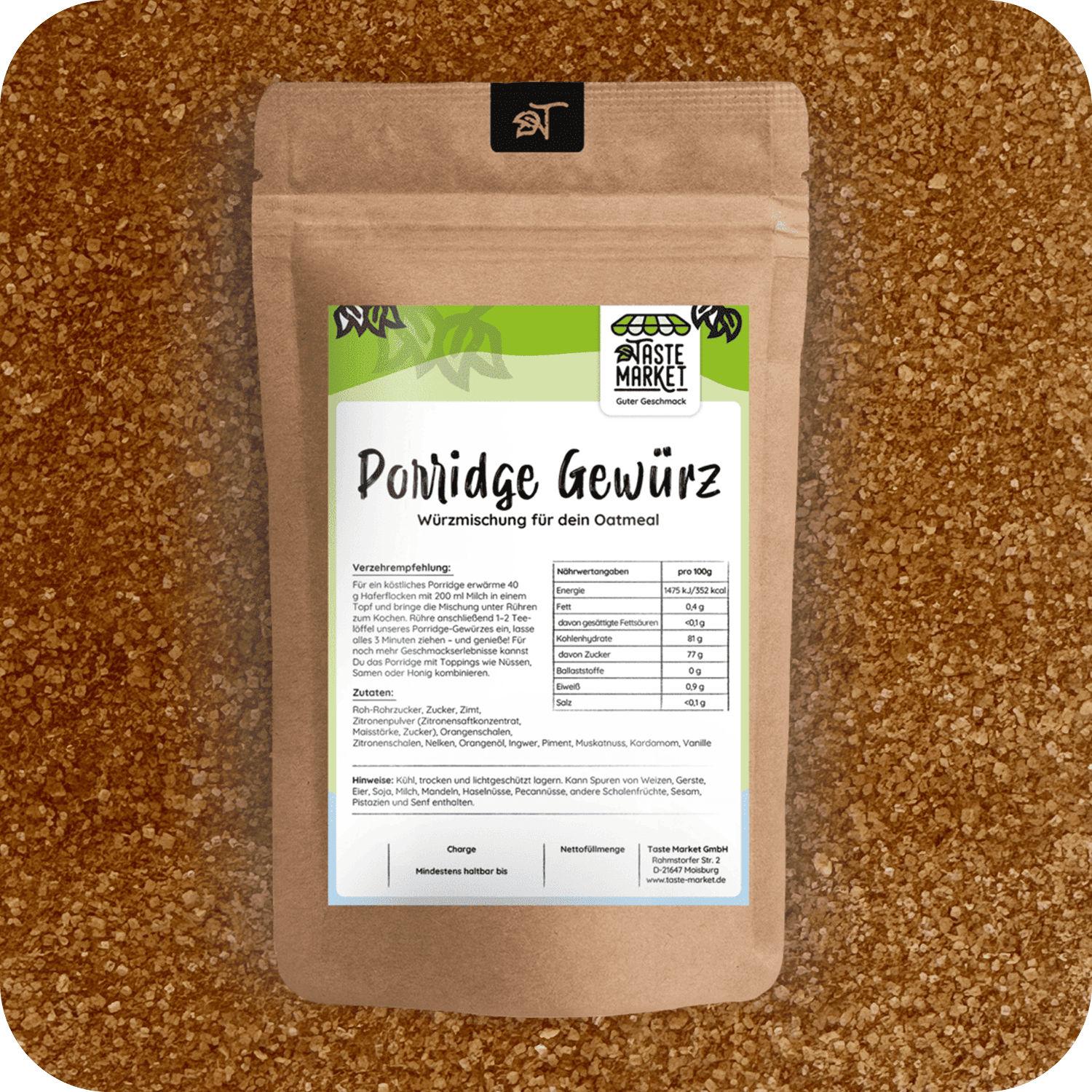 Porridge Gewürz