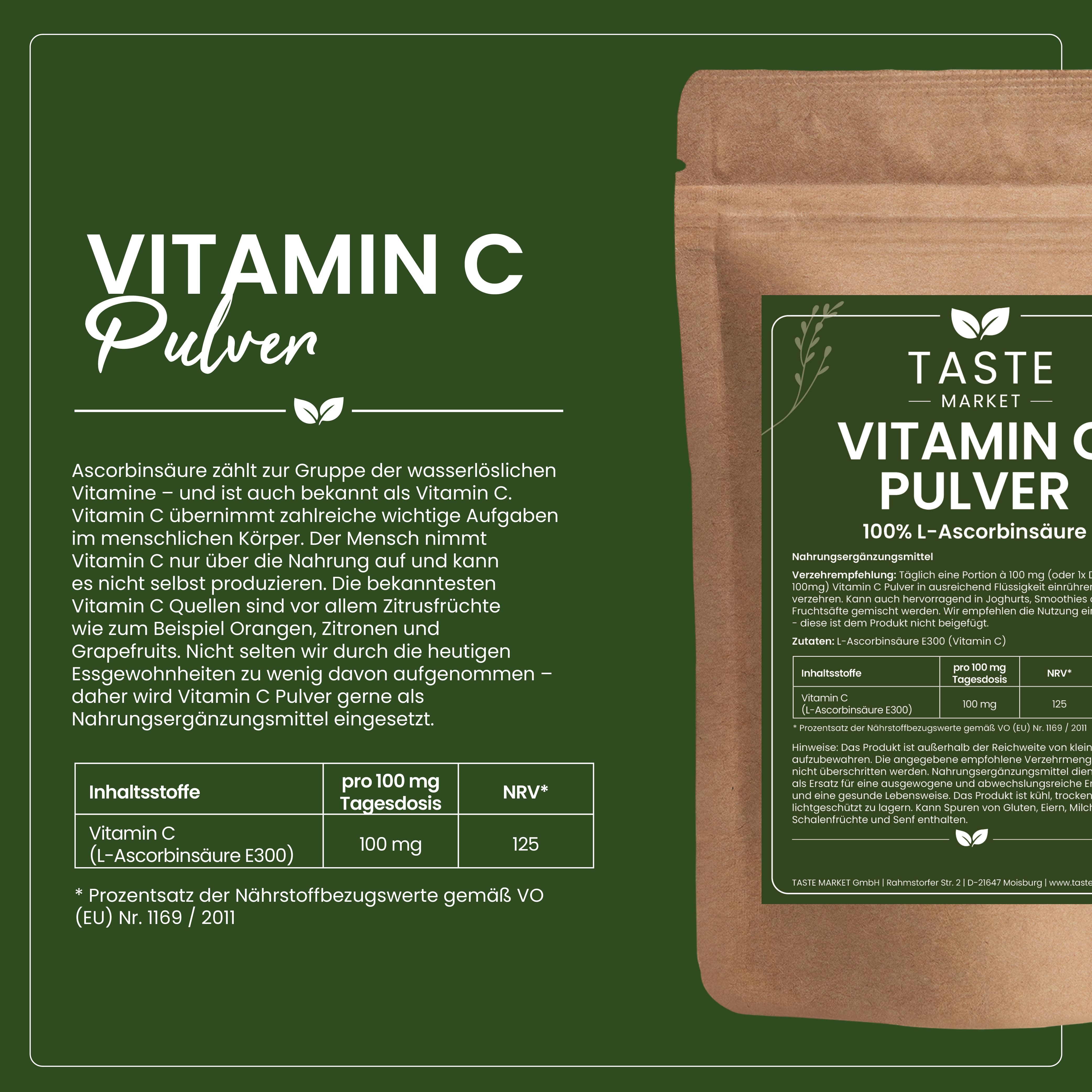 Vitamin C Pulver