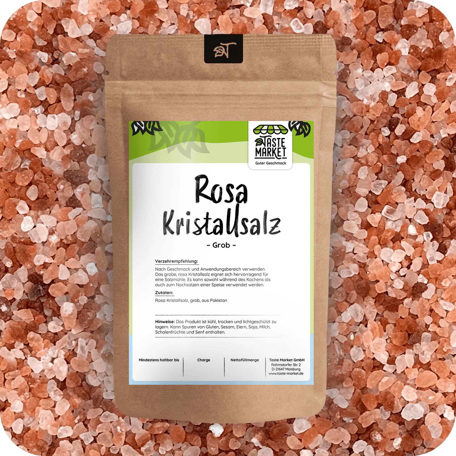 Rosa Kristallsalz