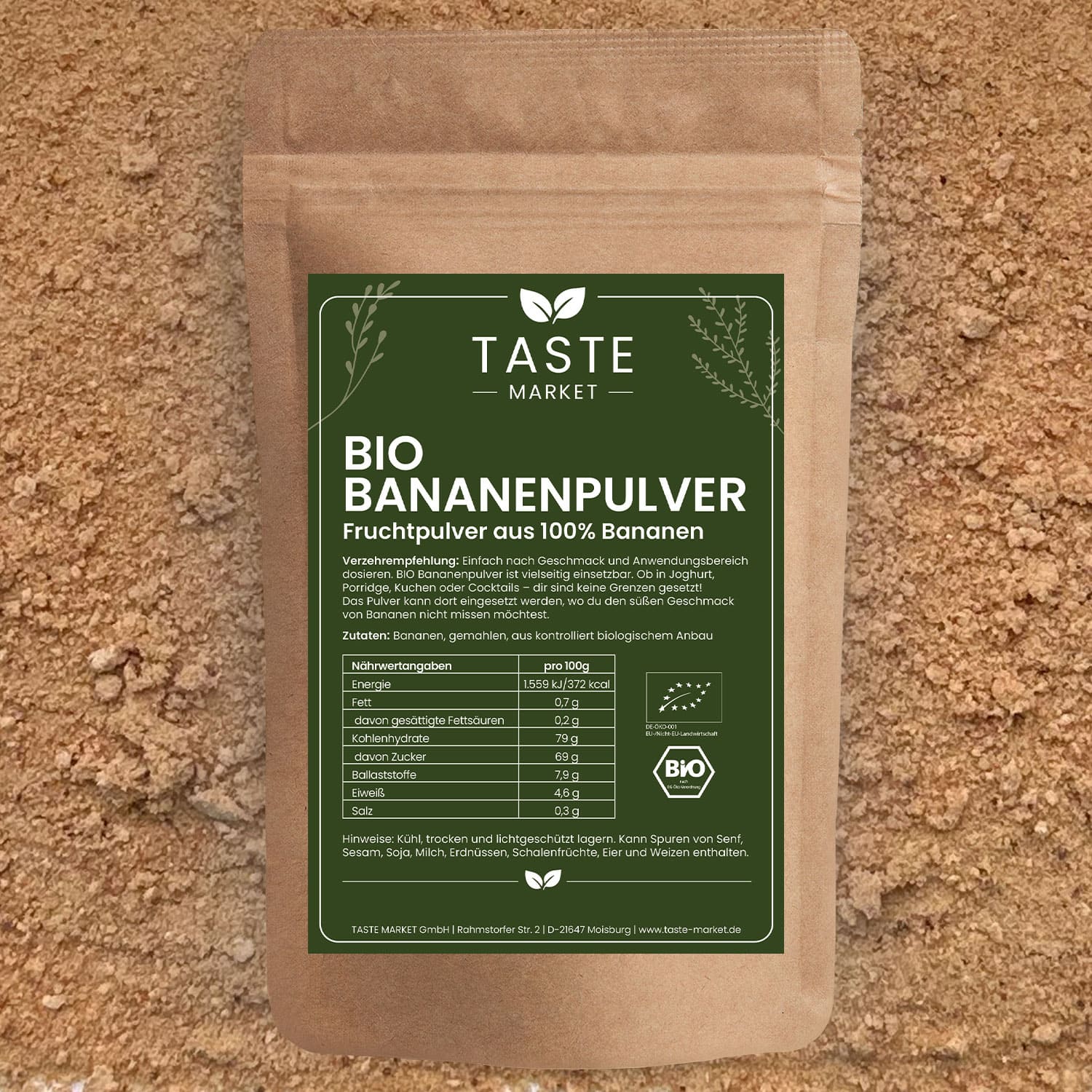 BIO Bananenpulver