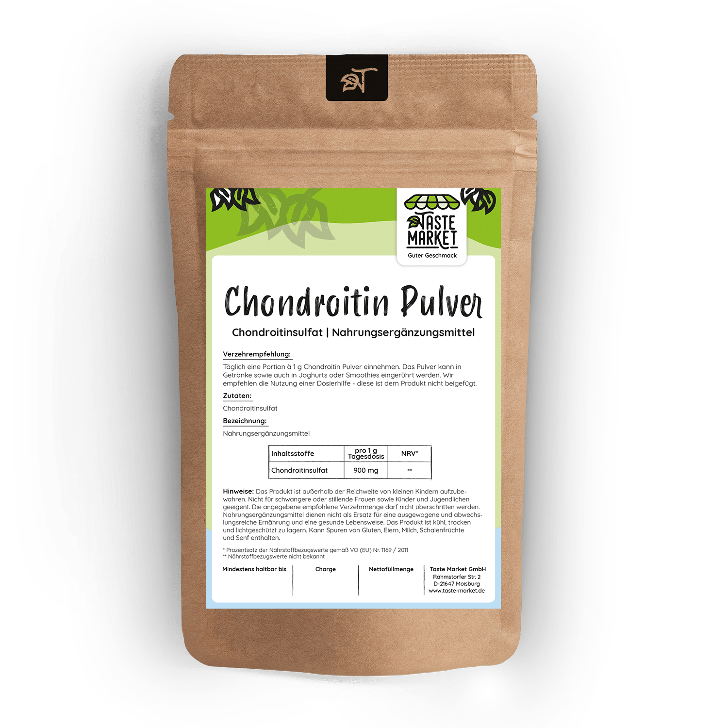 Chondroitin Pulver kaufen │ Online bestellen bei Taste Market