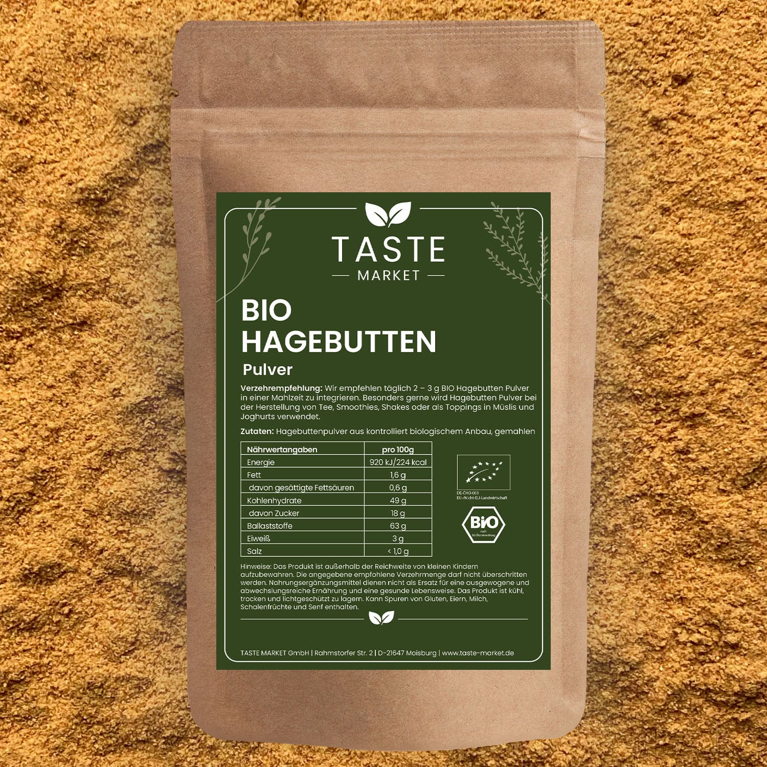 BIO Hagebuttenpulver