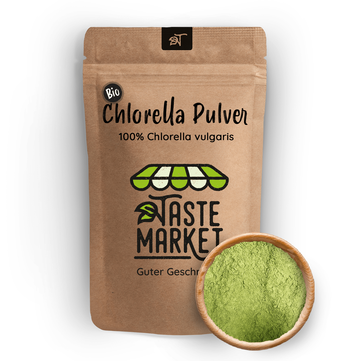 BIO Chlorella Pulver │ 100g 10kg │ Online kaufen bei Taste Market