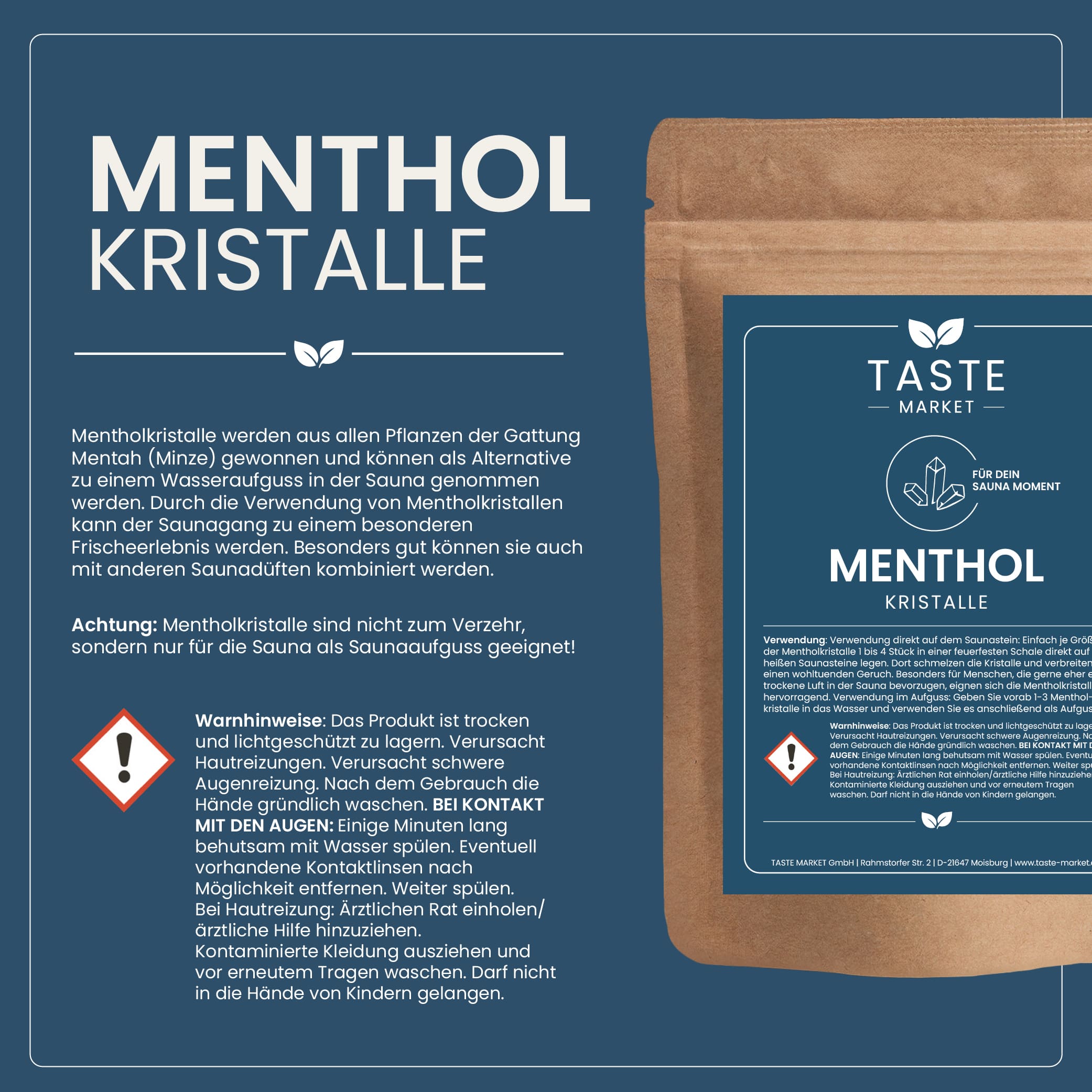 Mentholkristalle