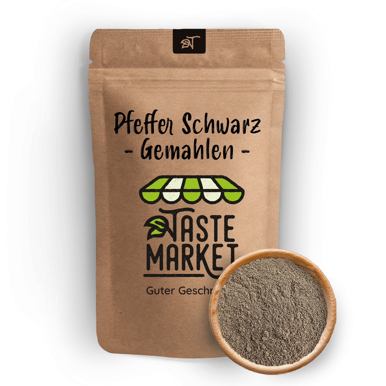 Pfeffer schwarz gemahlen