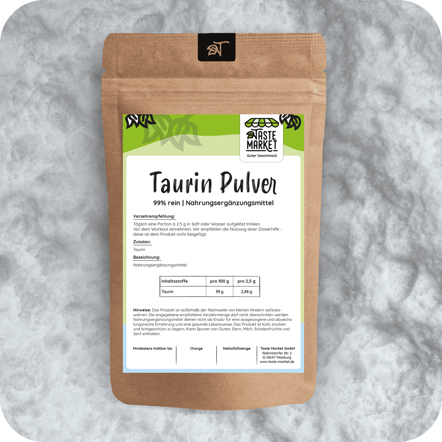 Taurin Pulver