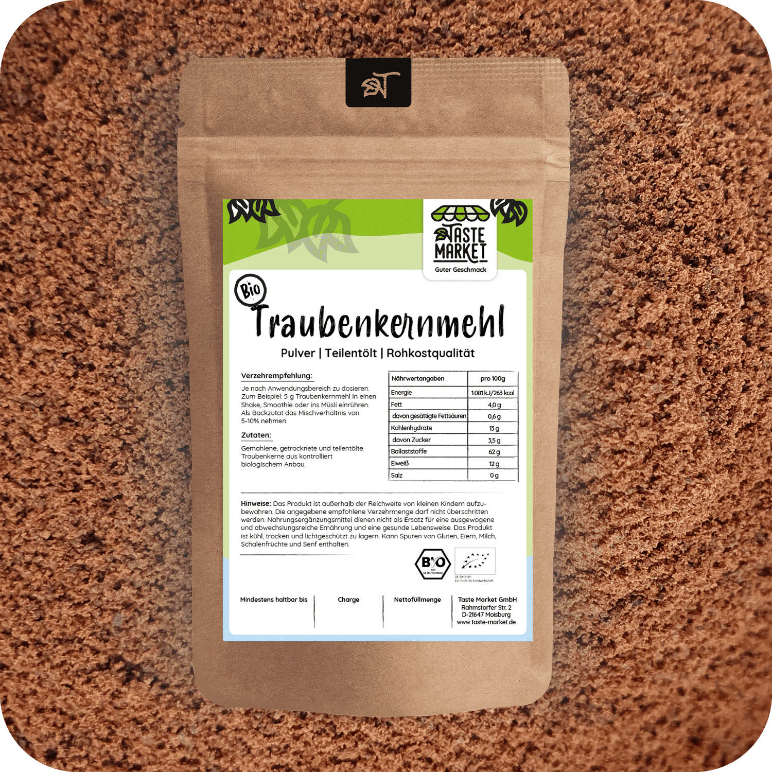 BIO Traubenkernmehl