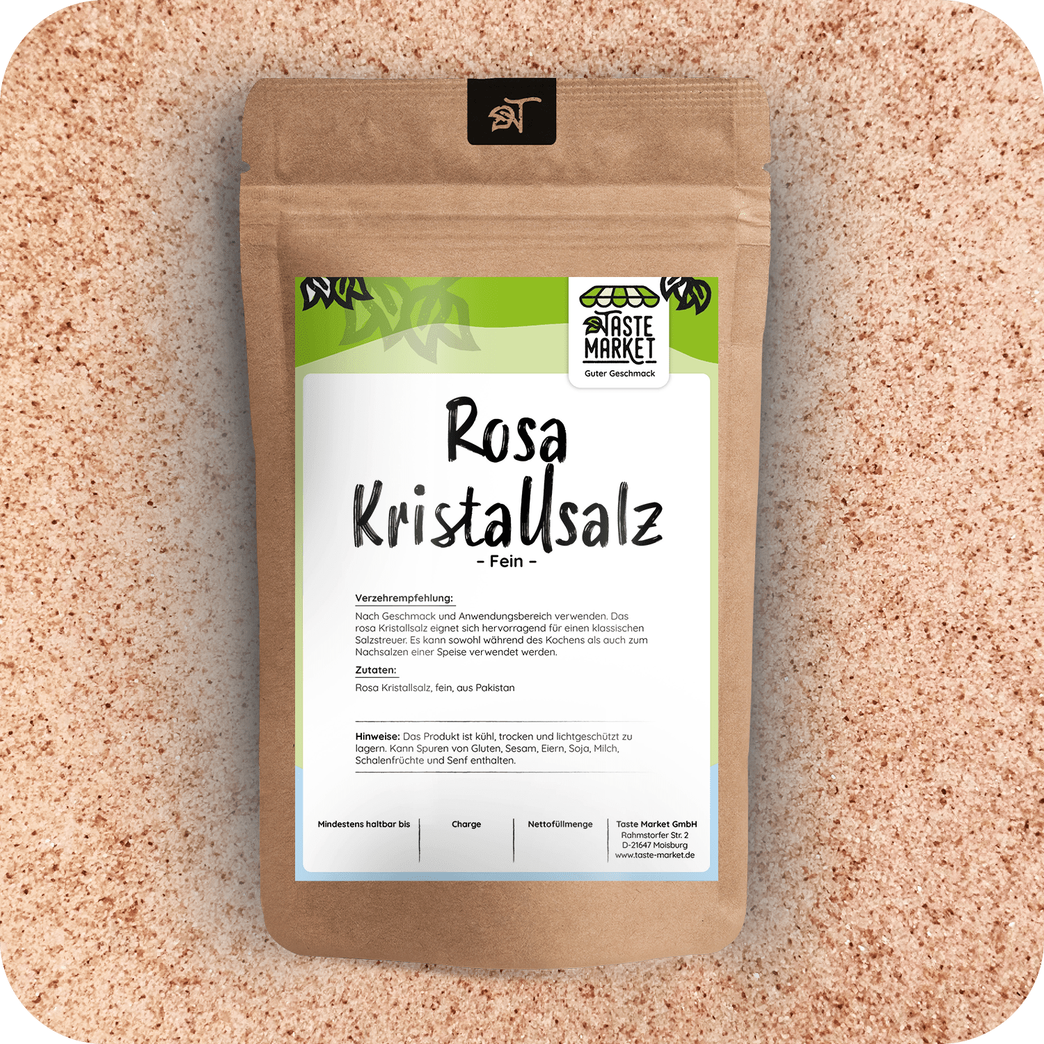 Rosa Kristallsalz