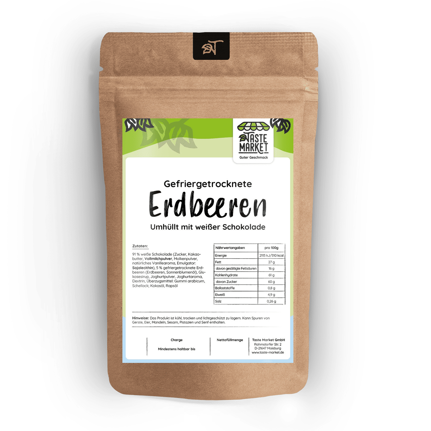 Gefriergetrocknete Erdbeeren