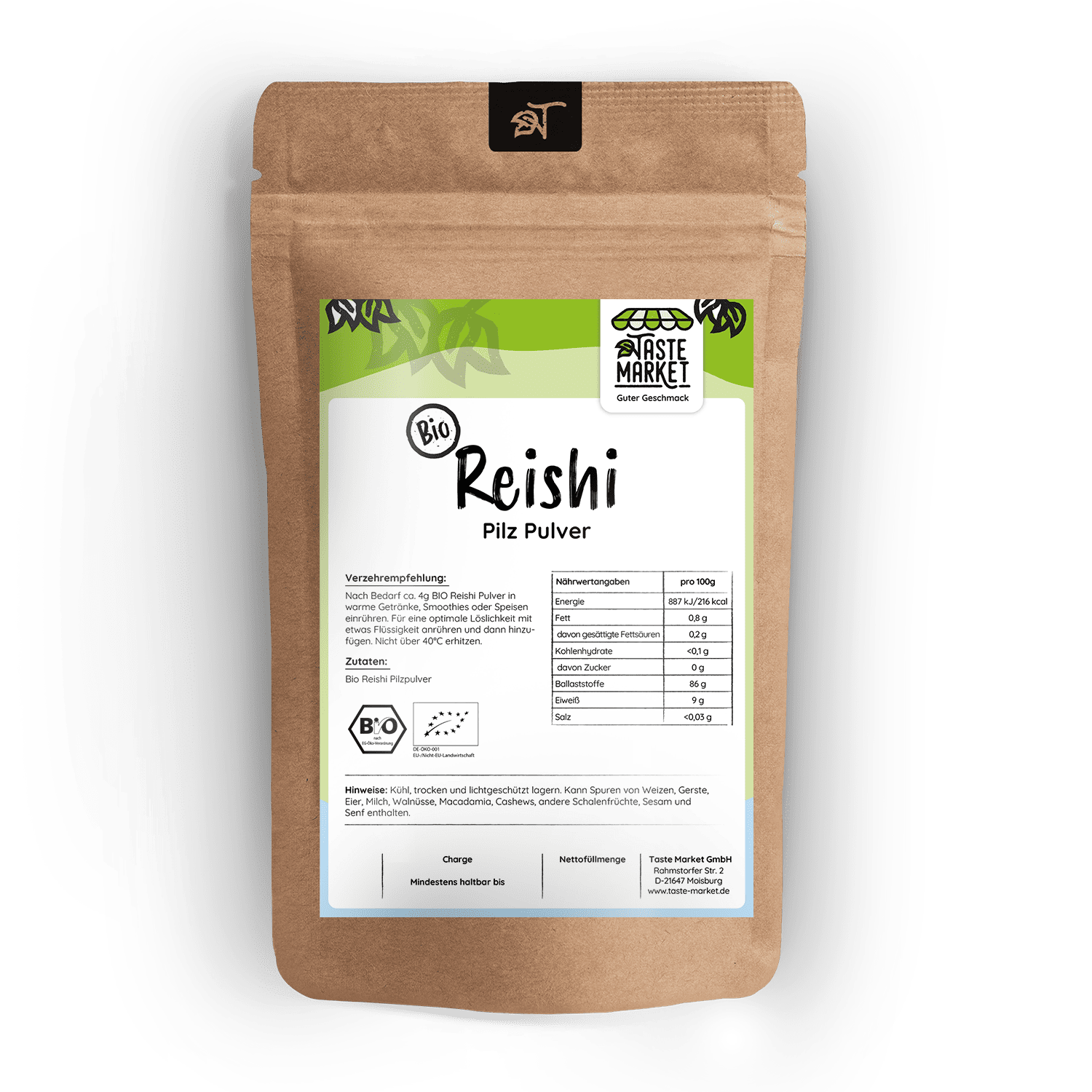 BIO Reishi Pulver