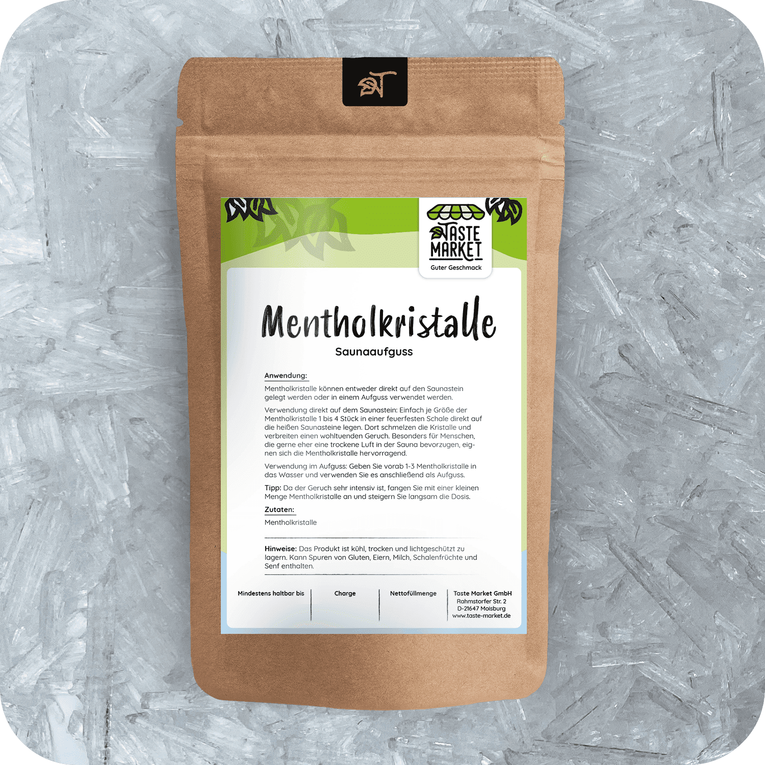 Mentholkristalle