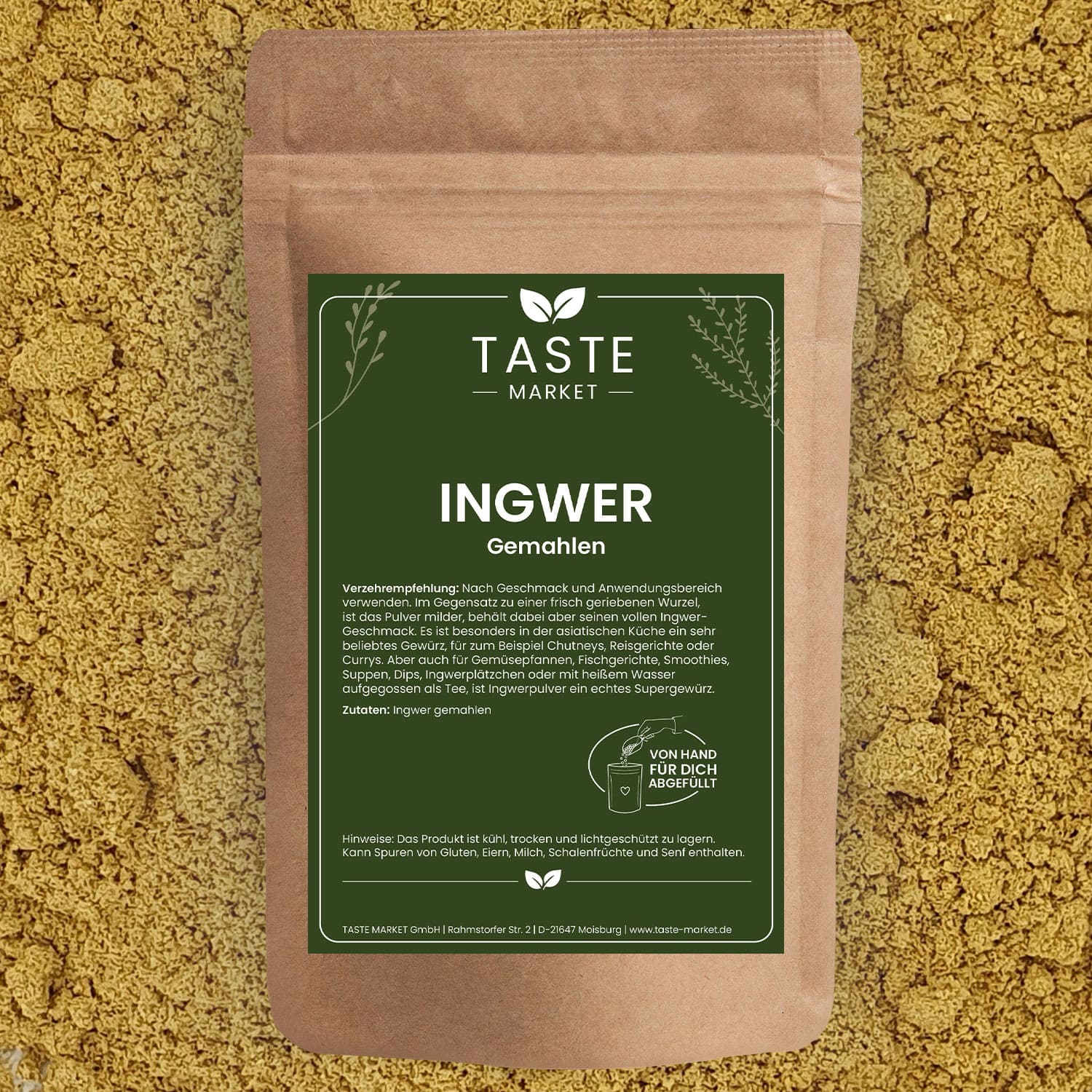 Ingwer Pulver