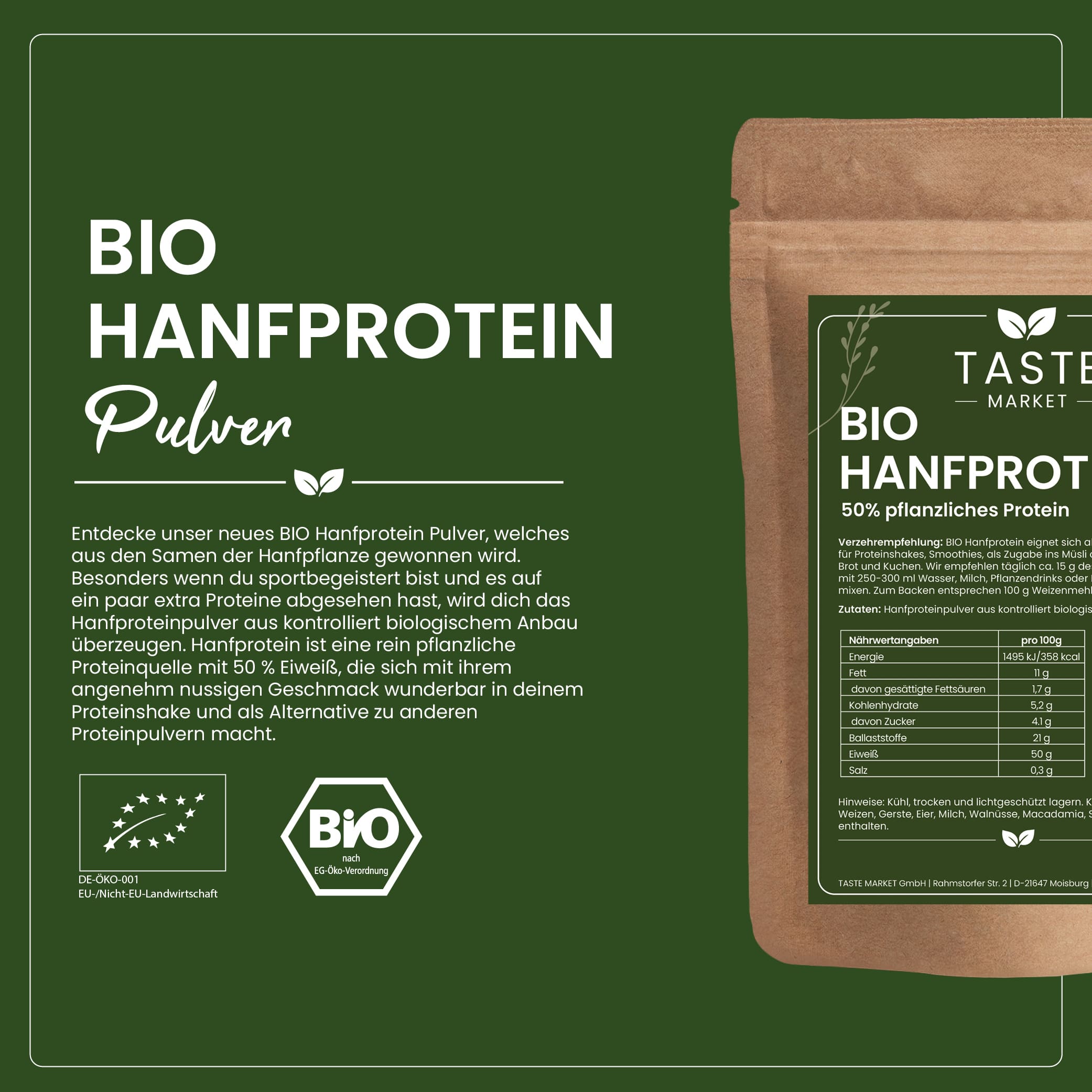 BIO Hanfprotein