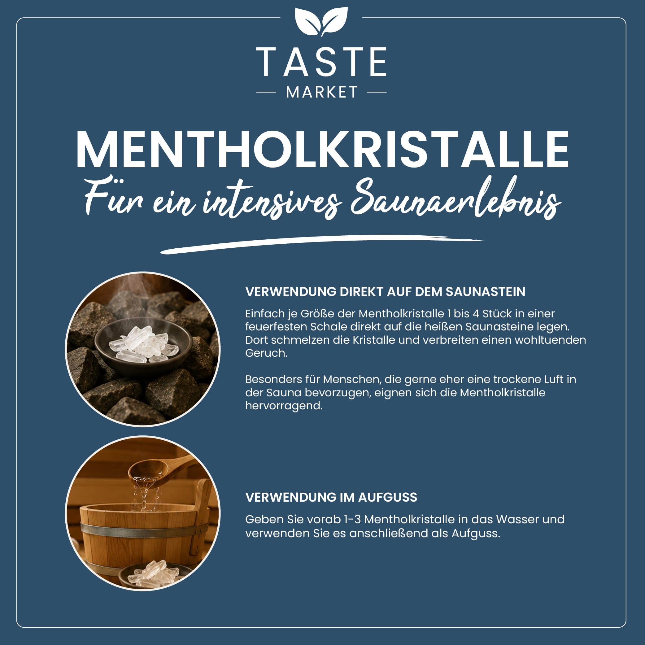 Mentholkristalle