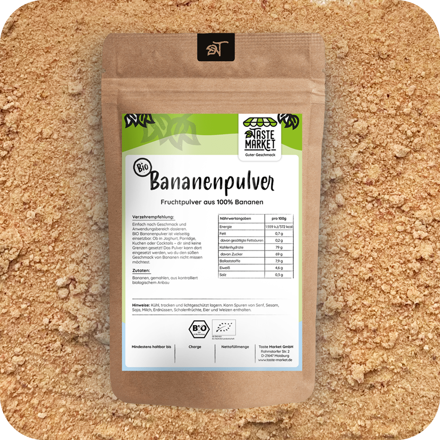 BIO Bananenpulver