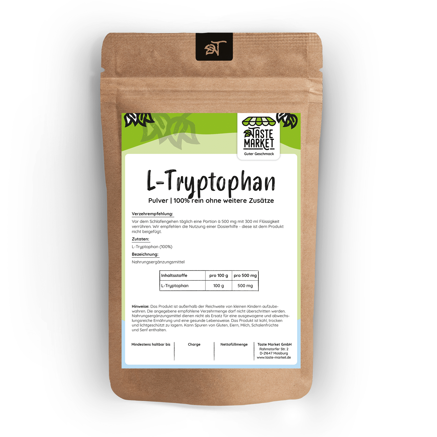 Wieviel L Tryptophan Am Tag
