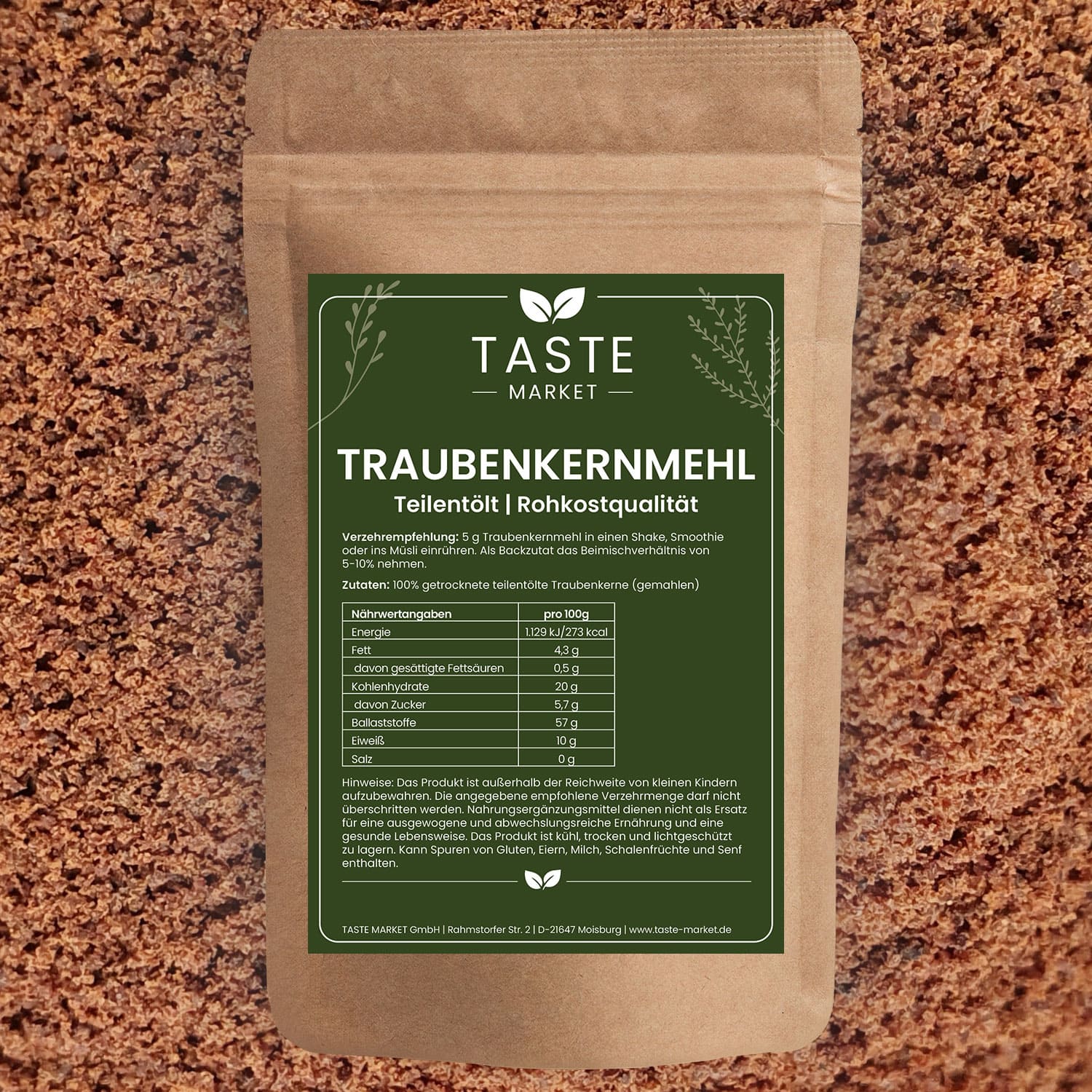 Traubenkernmehl