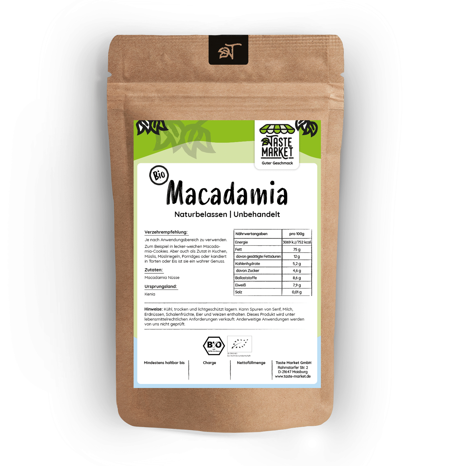 BIO Macadamia Nüsse