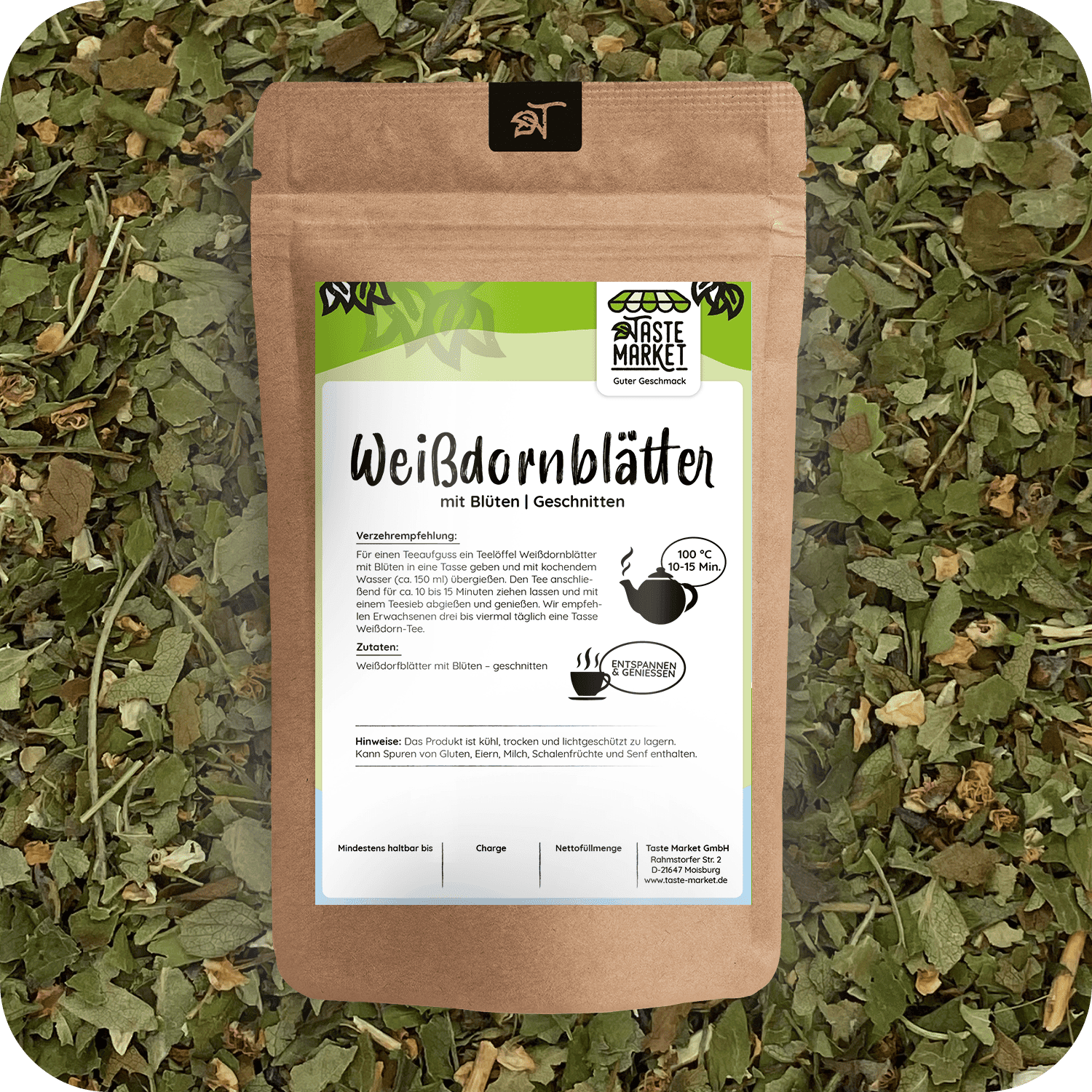 Weißdornblätter