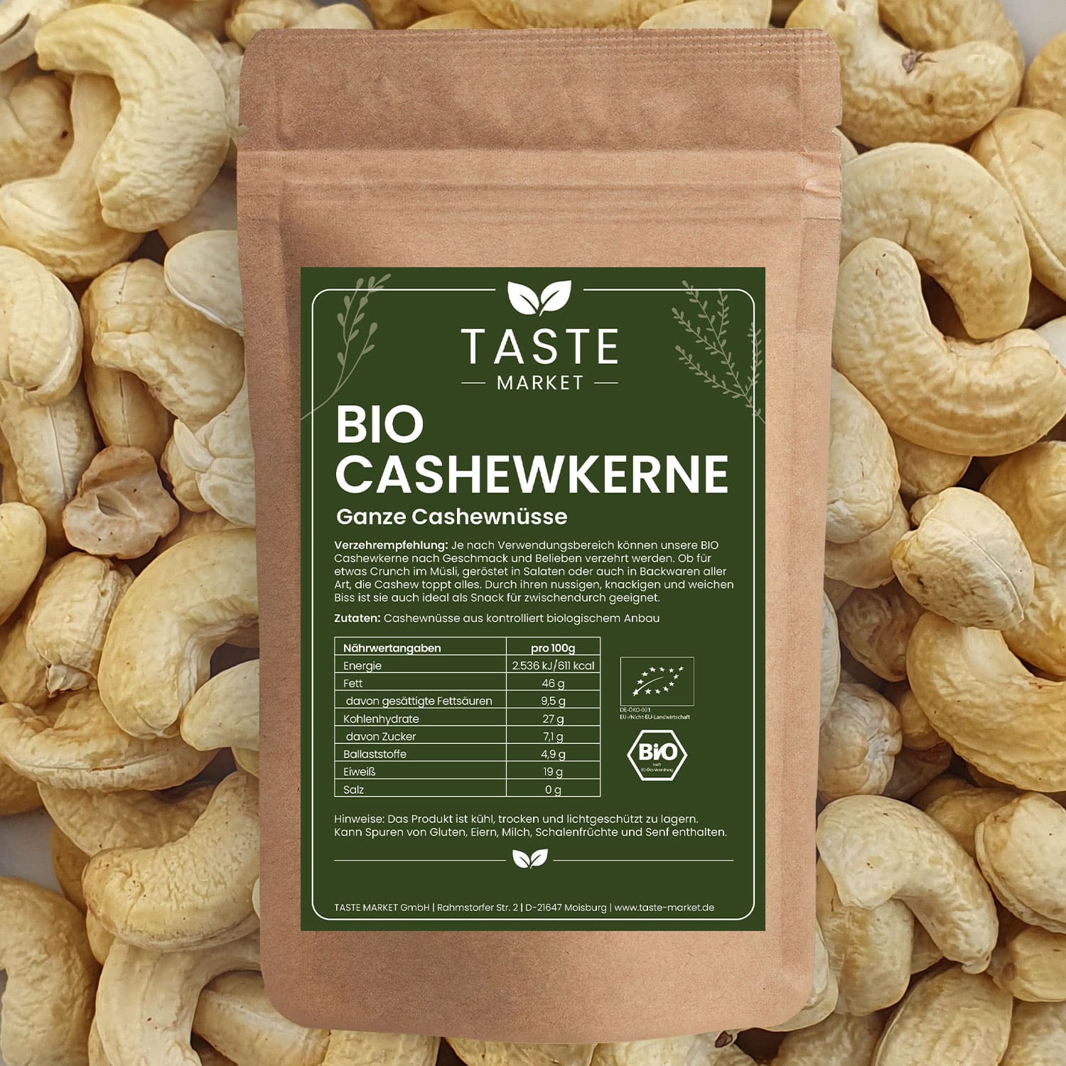 BIO Cashewkerne