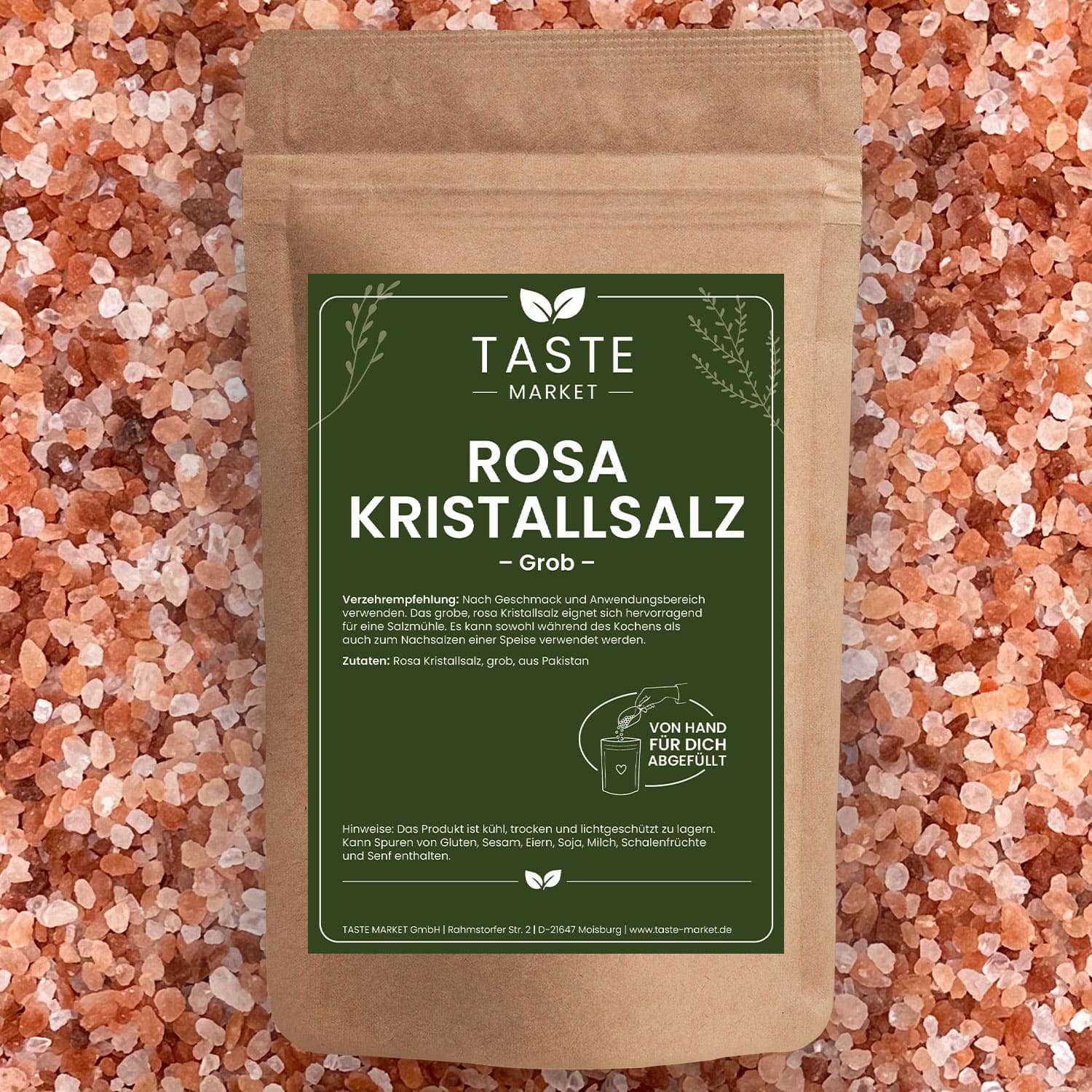 Rosa Kristallsalz