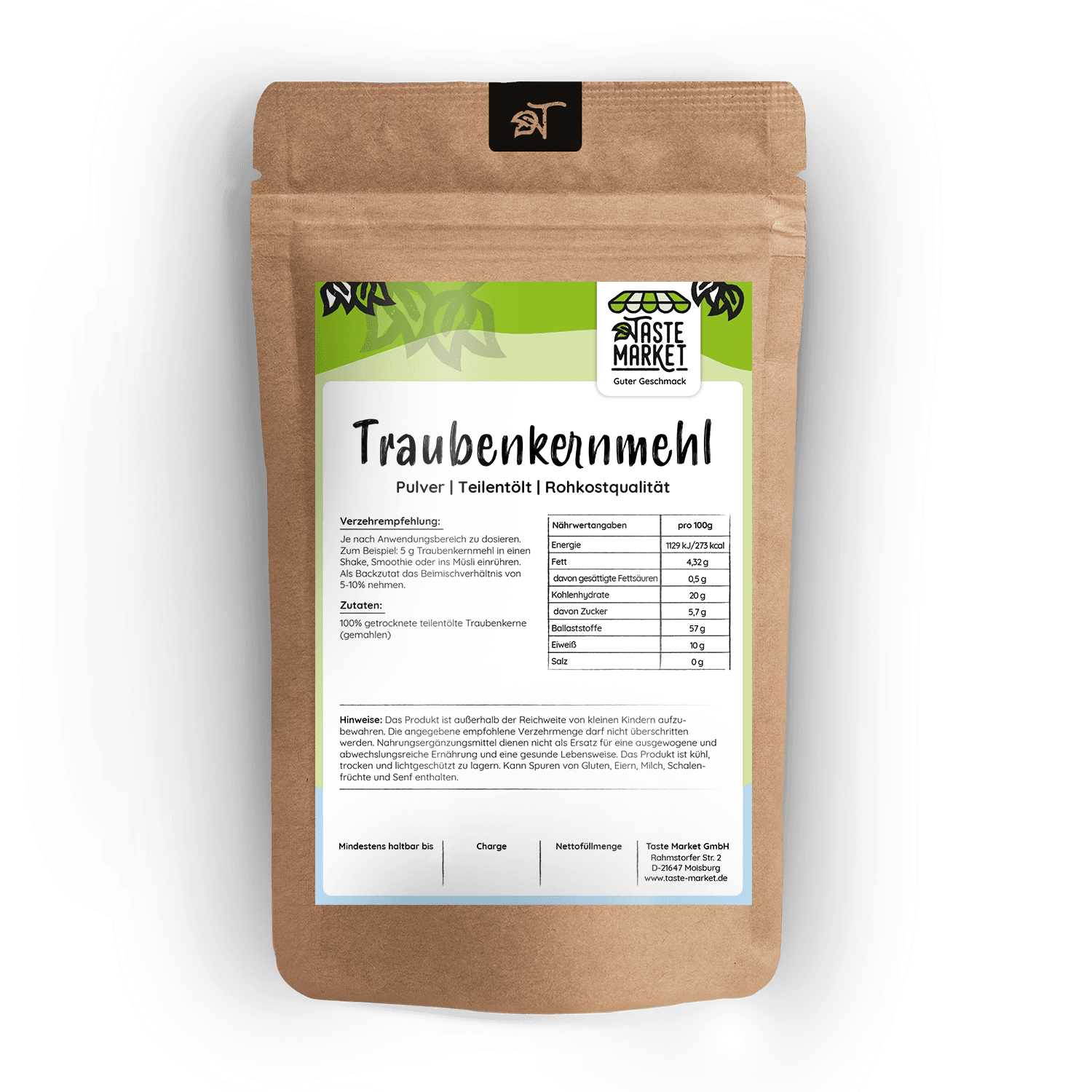 Traubenkernmehl