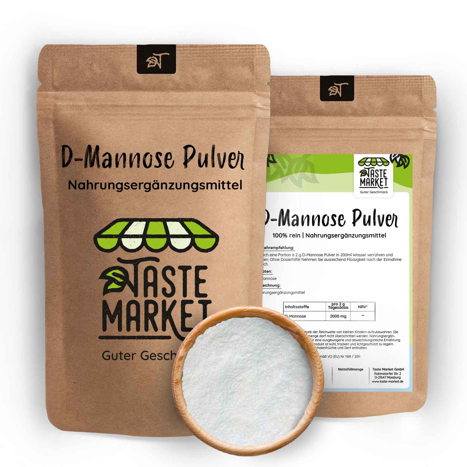 200 g D-Mannose Pulver | 100% natrliches Mannose Pulver ohne Zustze |  Vegan | eBay
