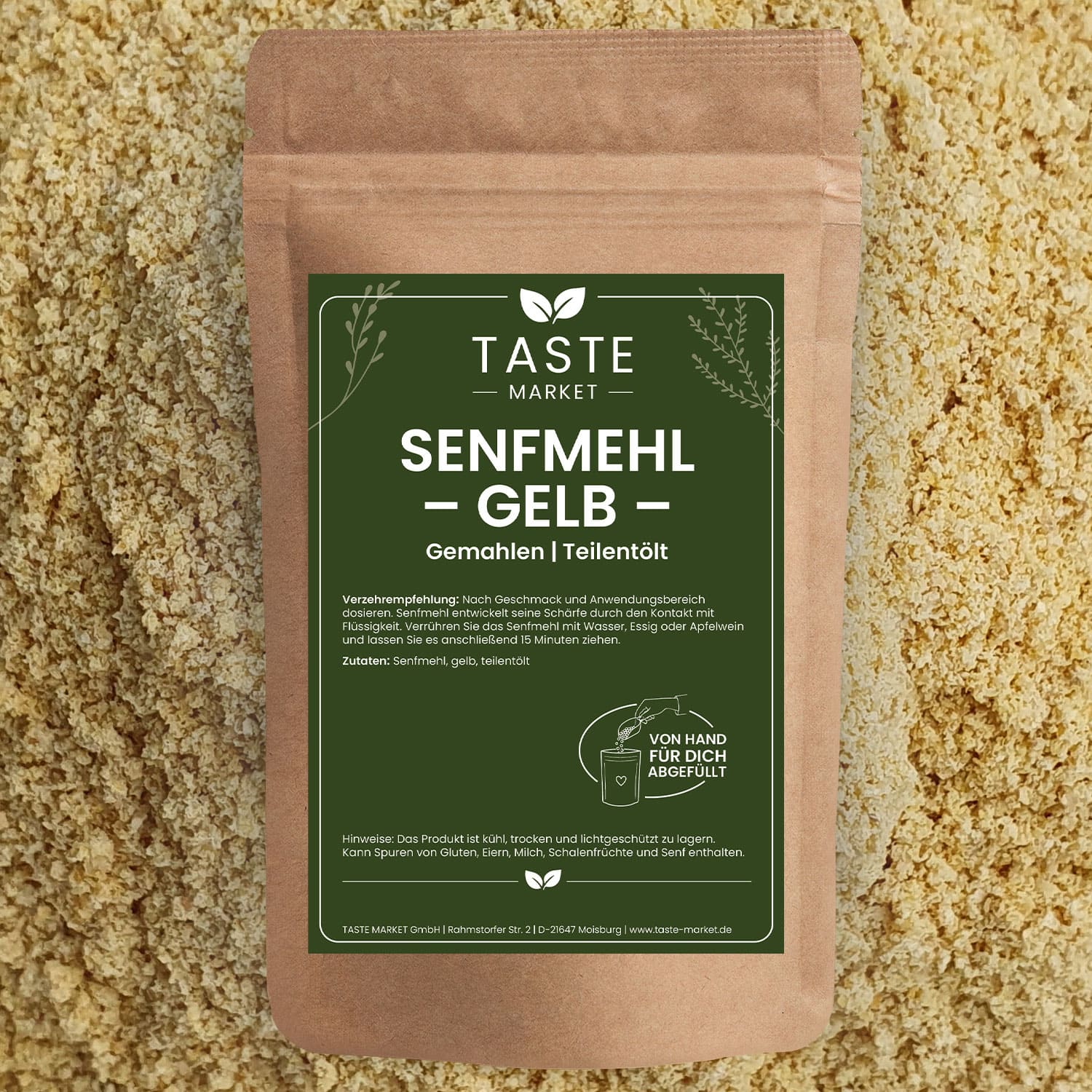 Senfmehl gelb