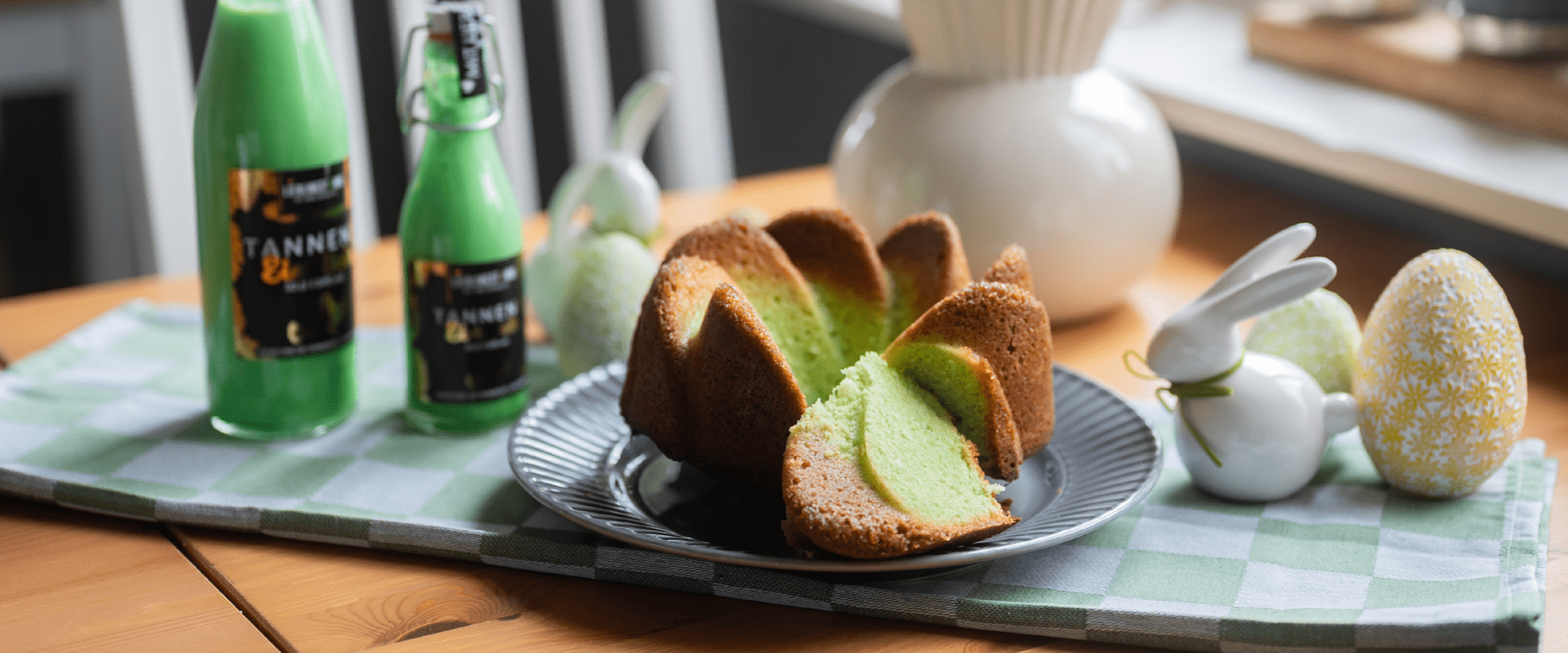Eierlikör Kuchen mit Lieblingstanne Tannen Eierlikör 