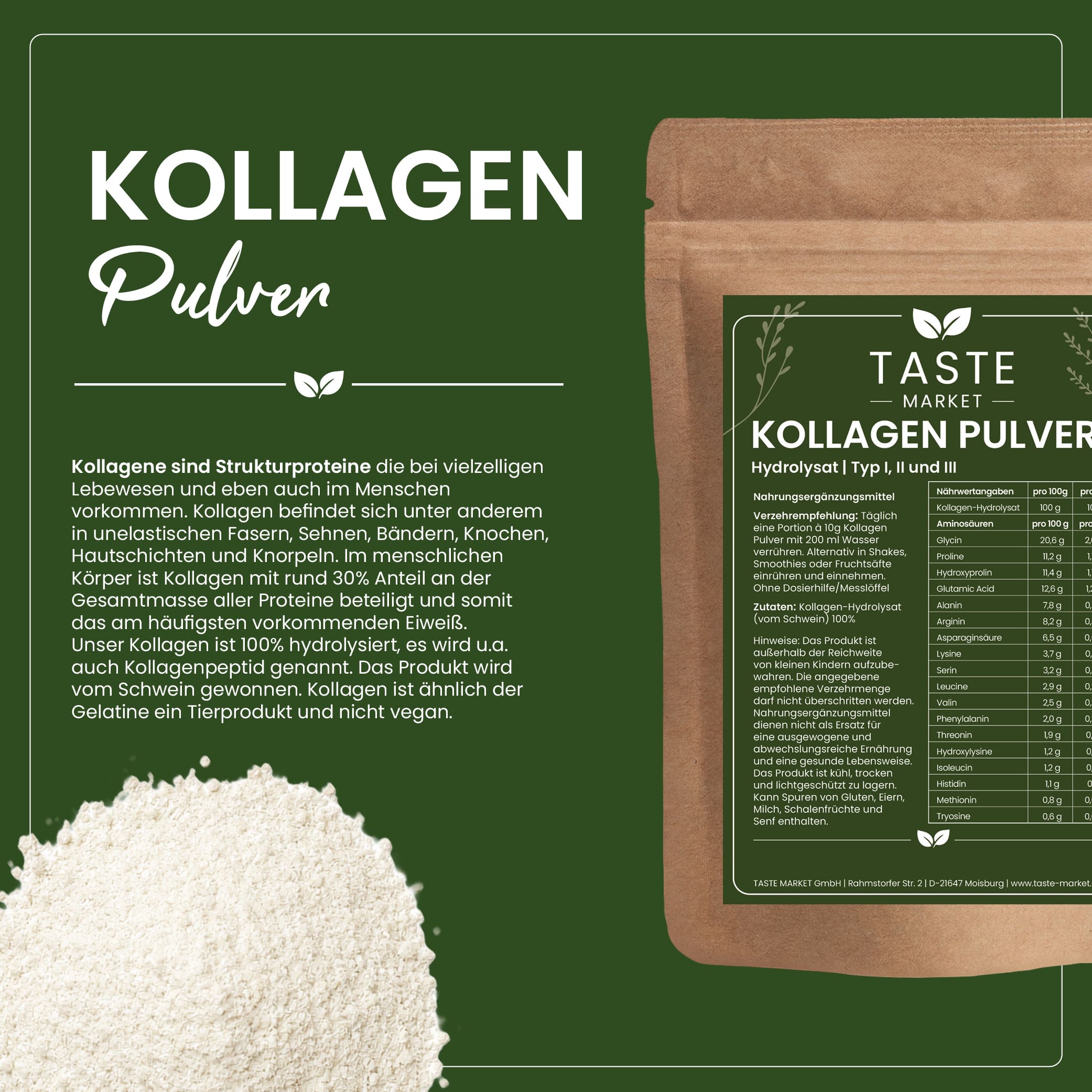 Kollagen Pulver