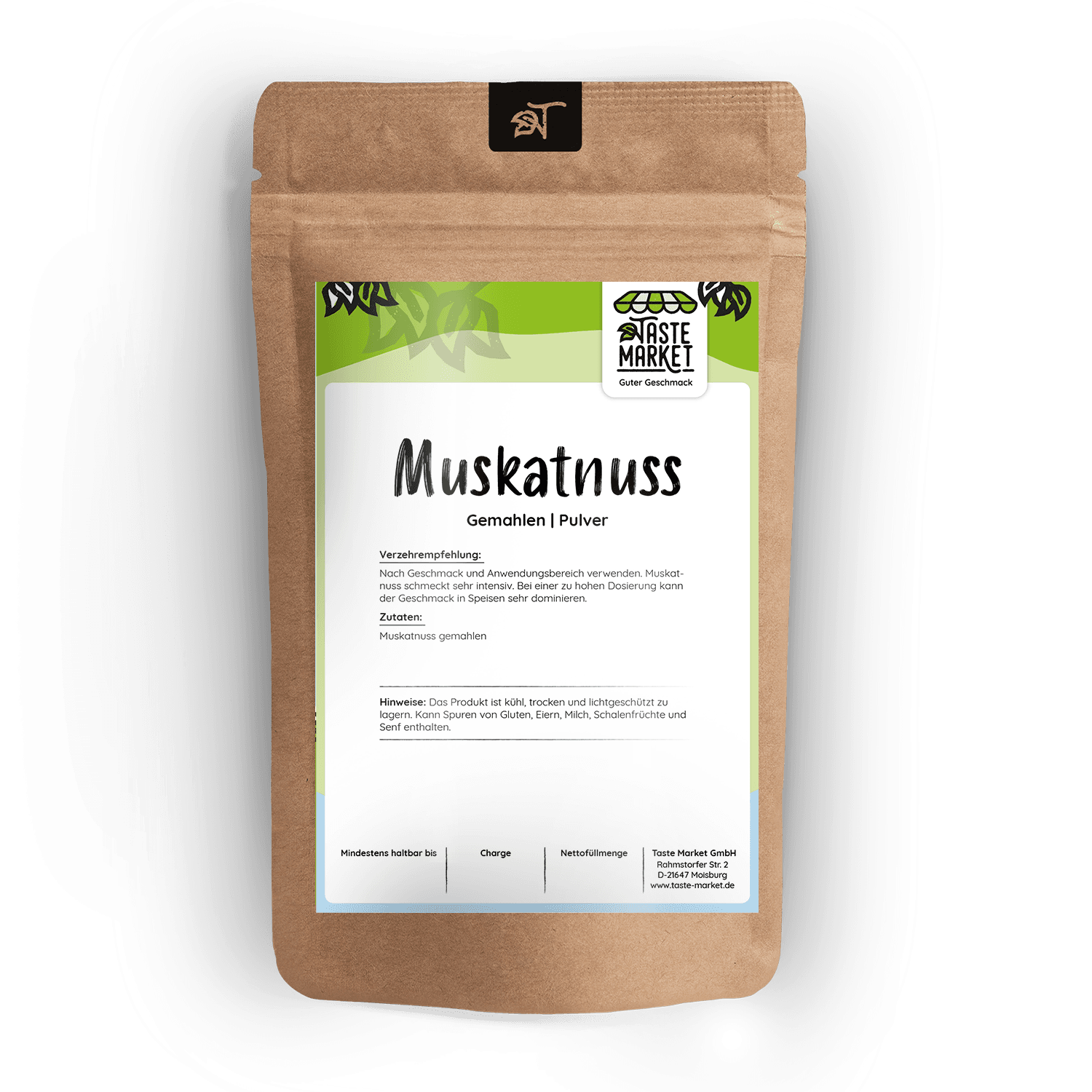 Muskatnuss gemahlen