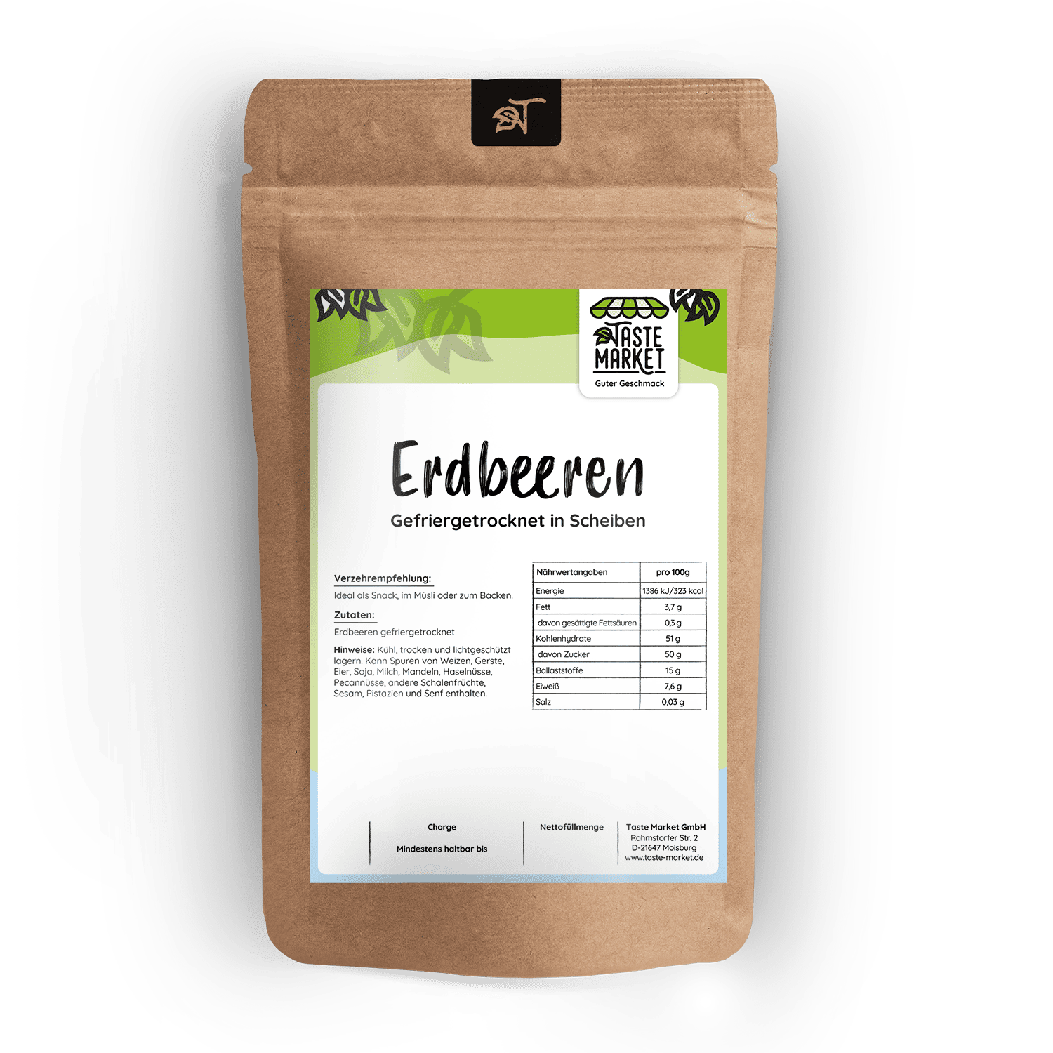 Erdbeerscheiben