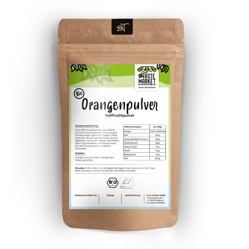BIO Orangen Pulver