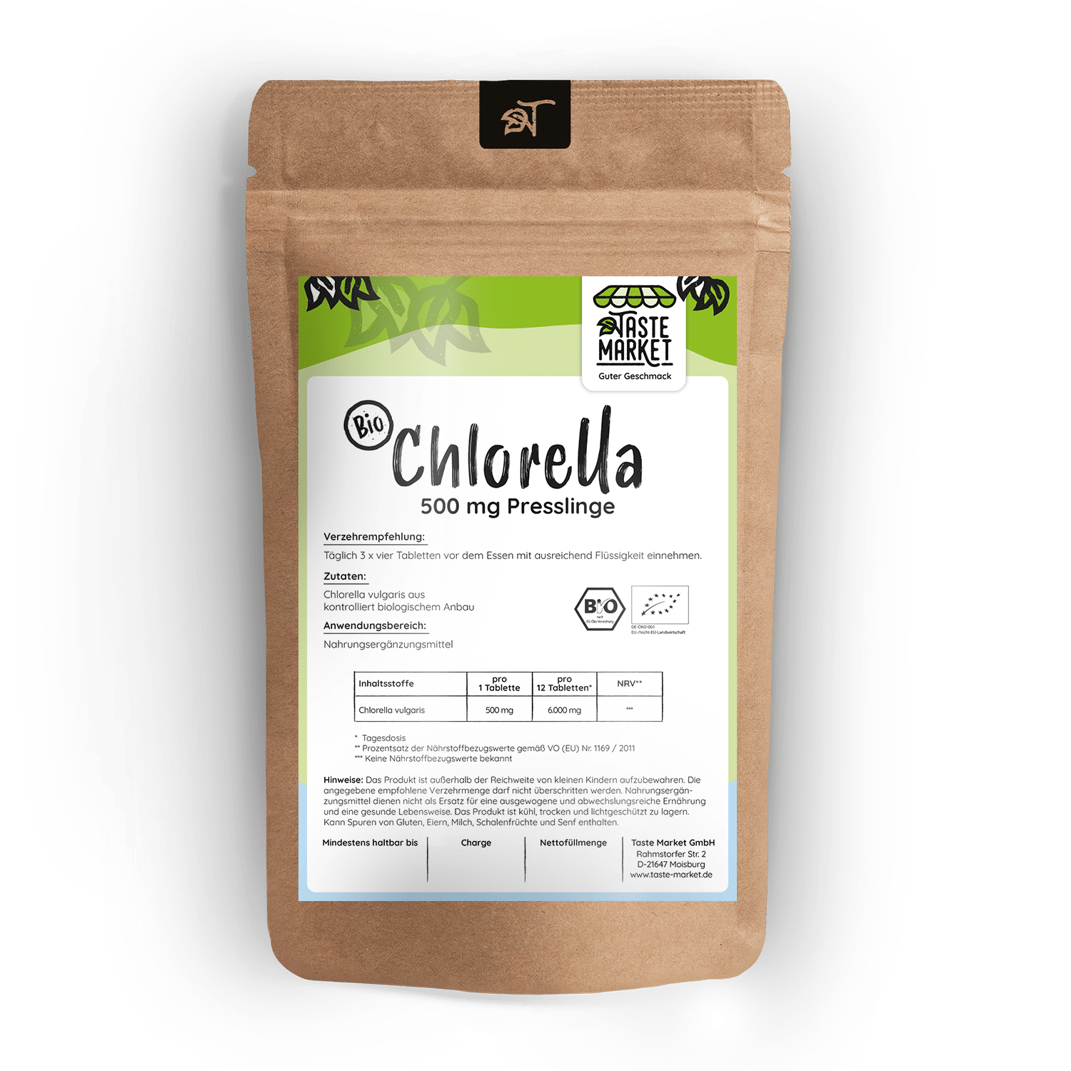 BIO Chlorella Presslinge