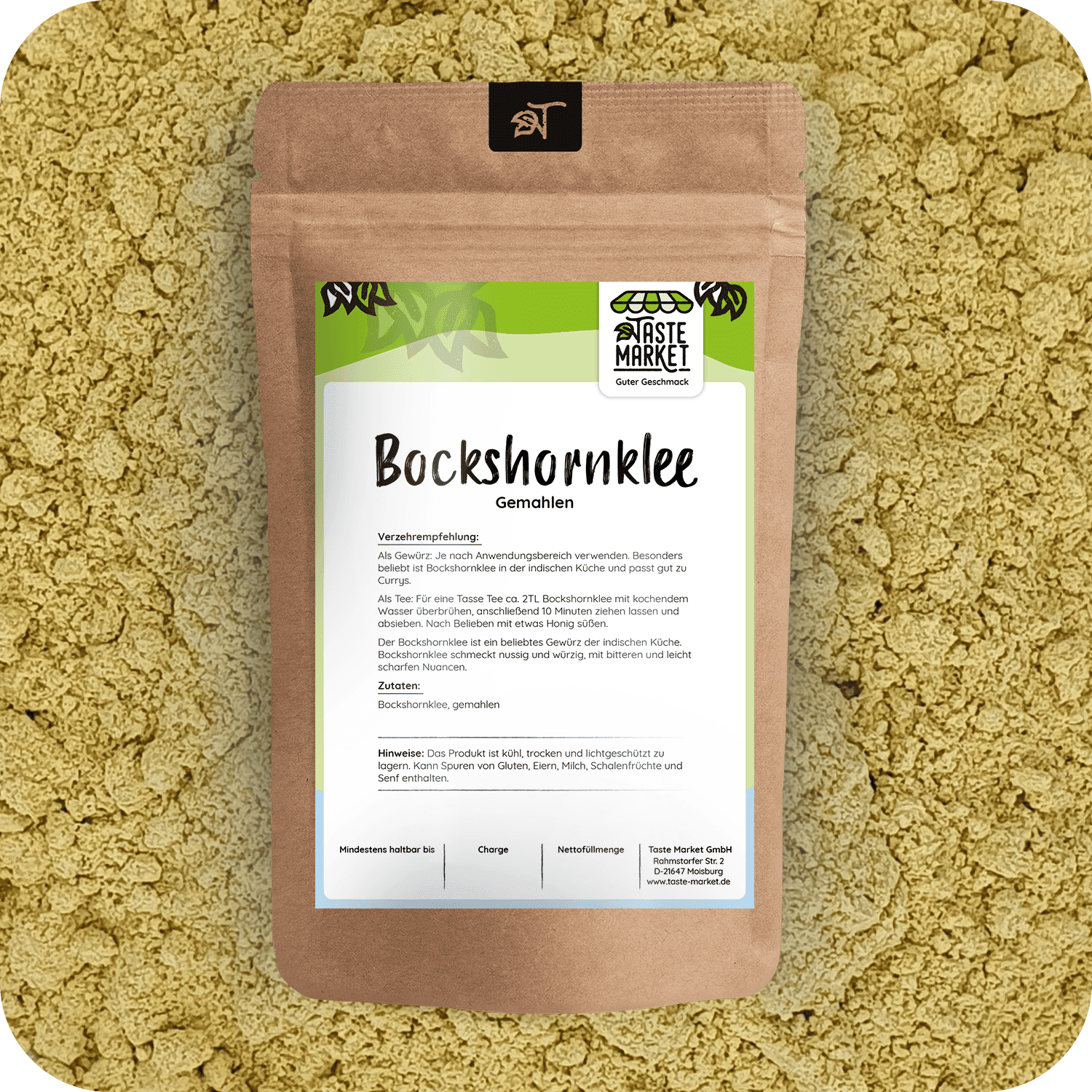 Bockshornklee gemahlen