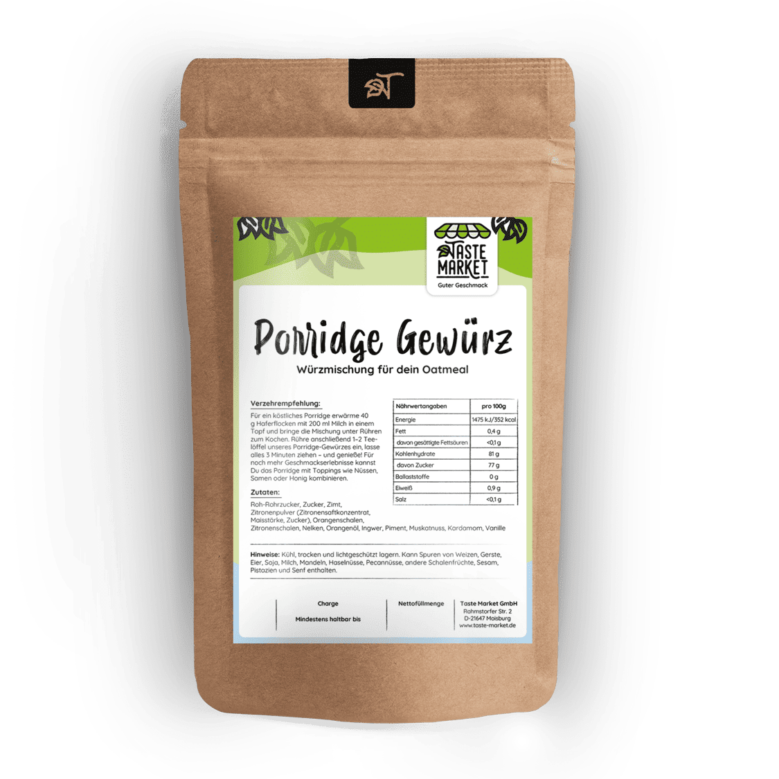 Porridge Gewürz