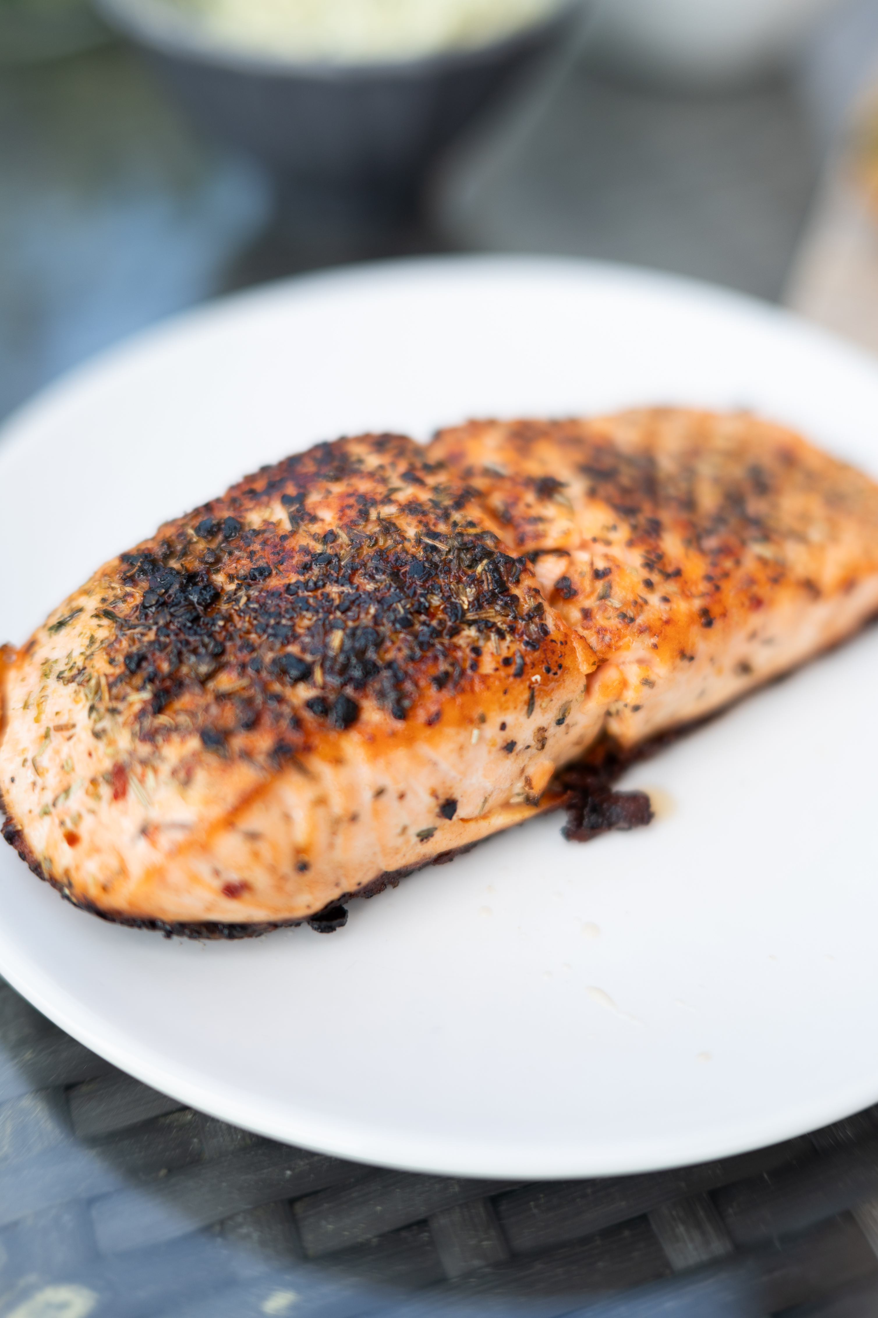 Lachsfilet mit Italian Dressing