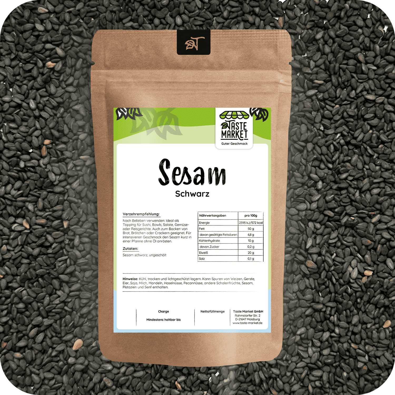 Sesam schwarz