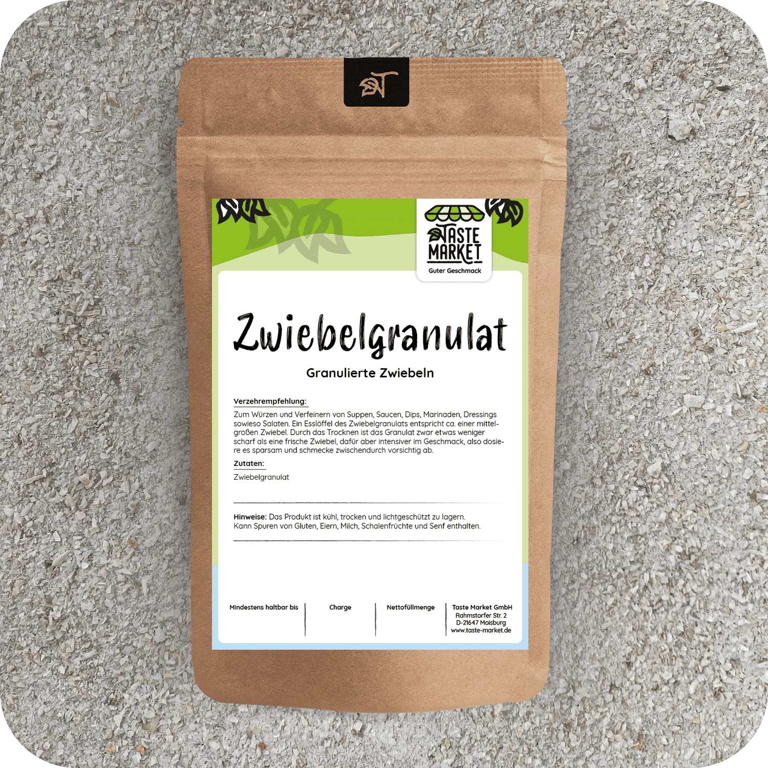 Zwiebelgranulat