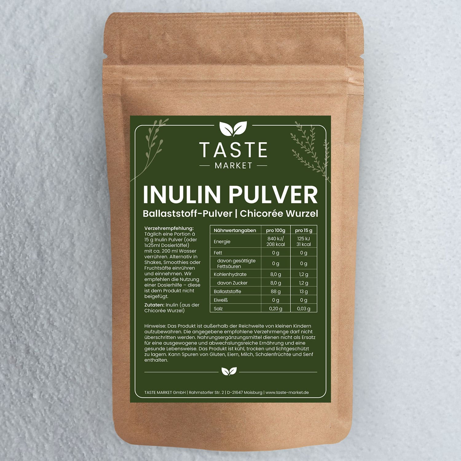 Inulin Pulver