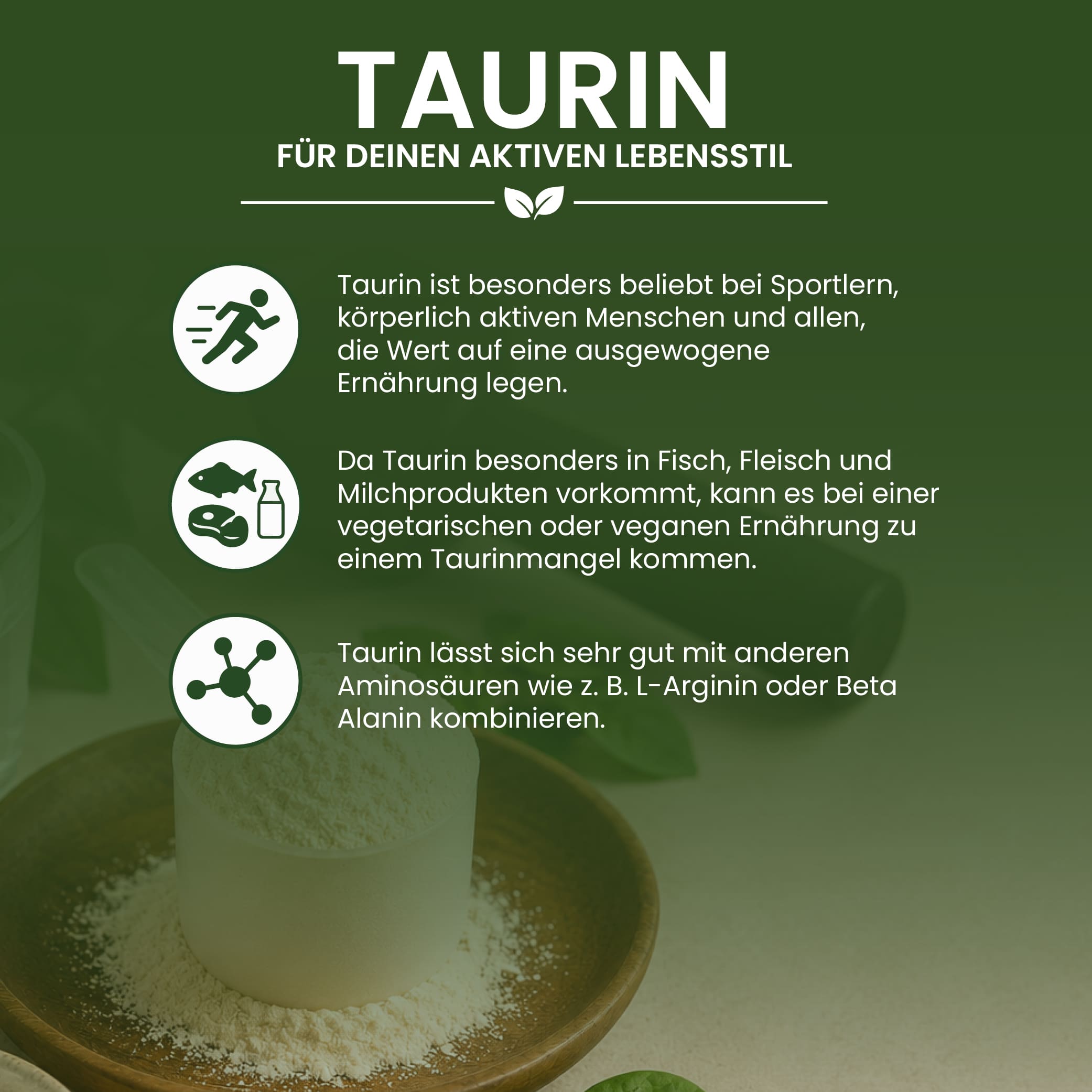 Taurin Pulver