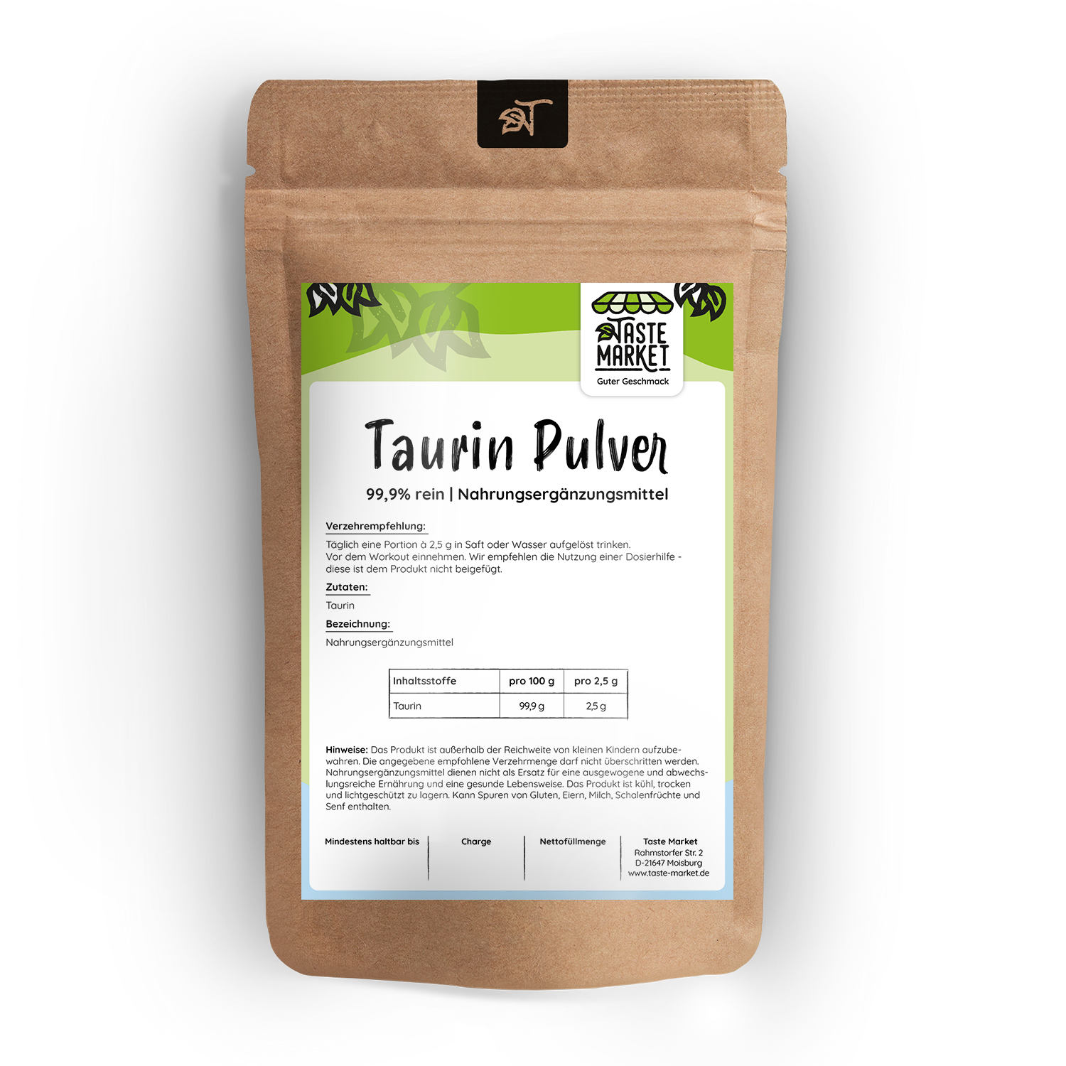 Taurin Pulver